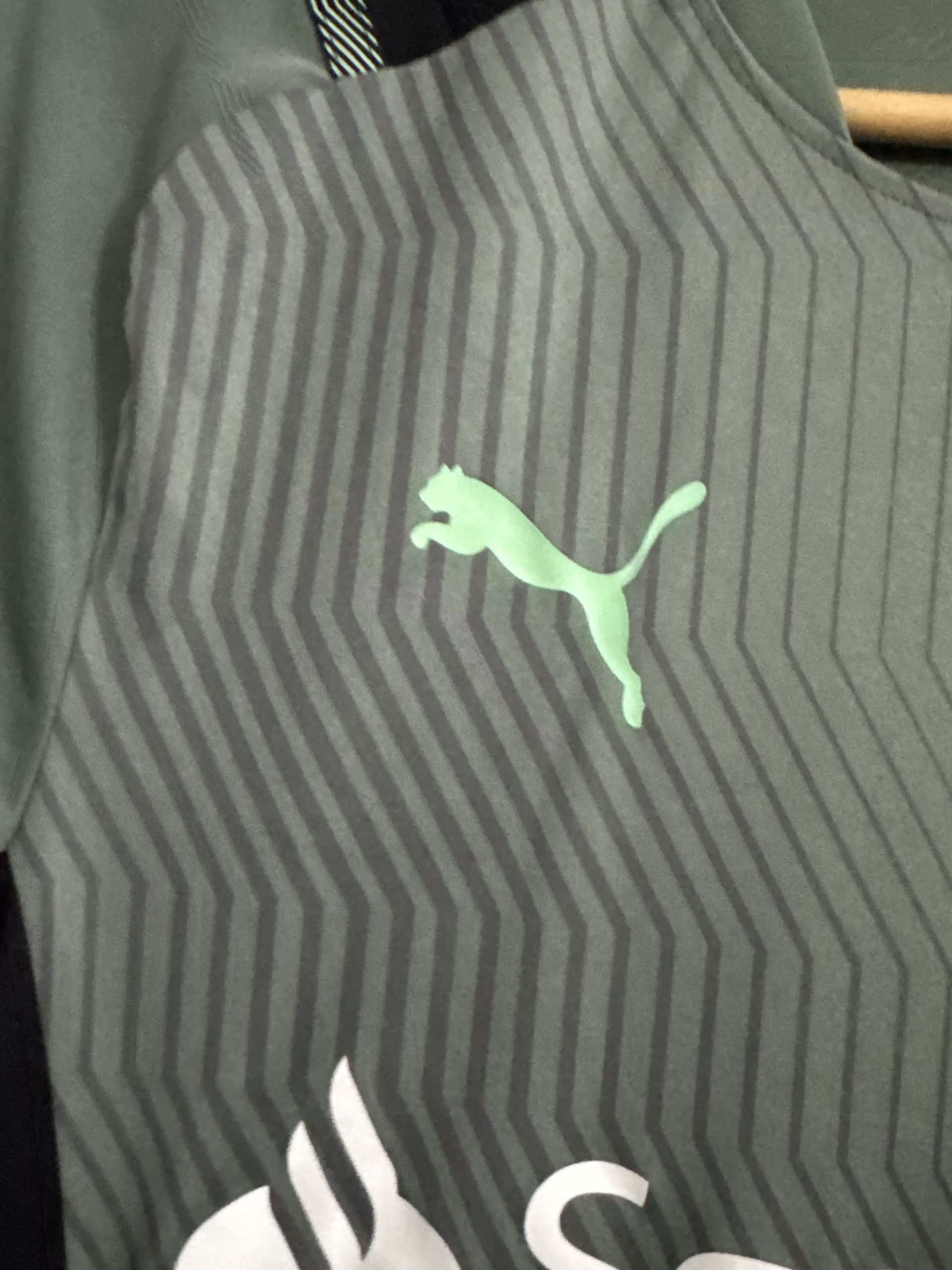 Puma Green & Black Borussia Mönchengladbach Football Jersey S 2942 image 8