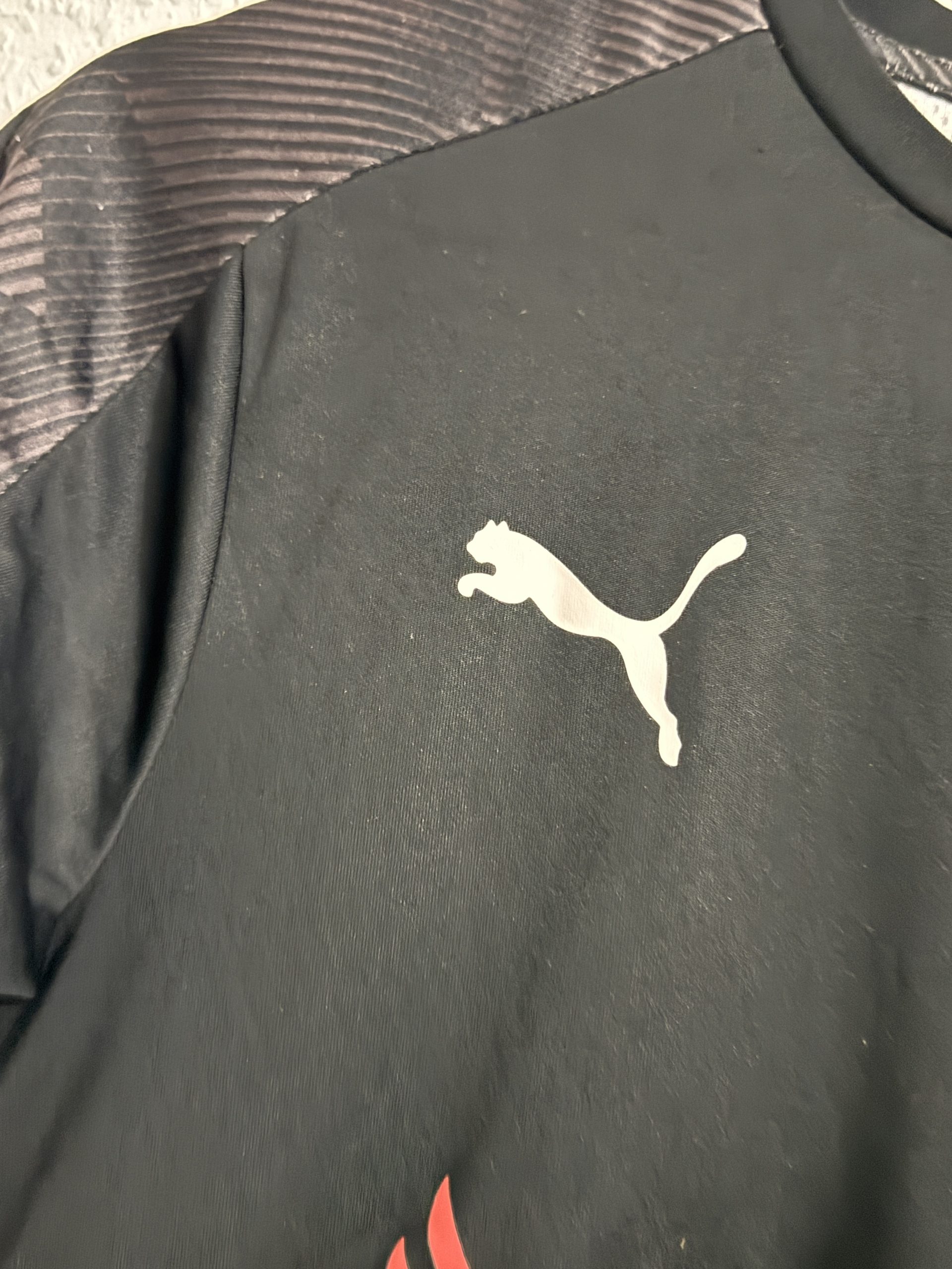 Puma Black Borussia Monchengladbach Football Jersey M 2943 image 4