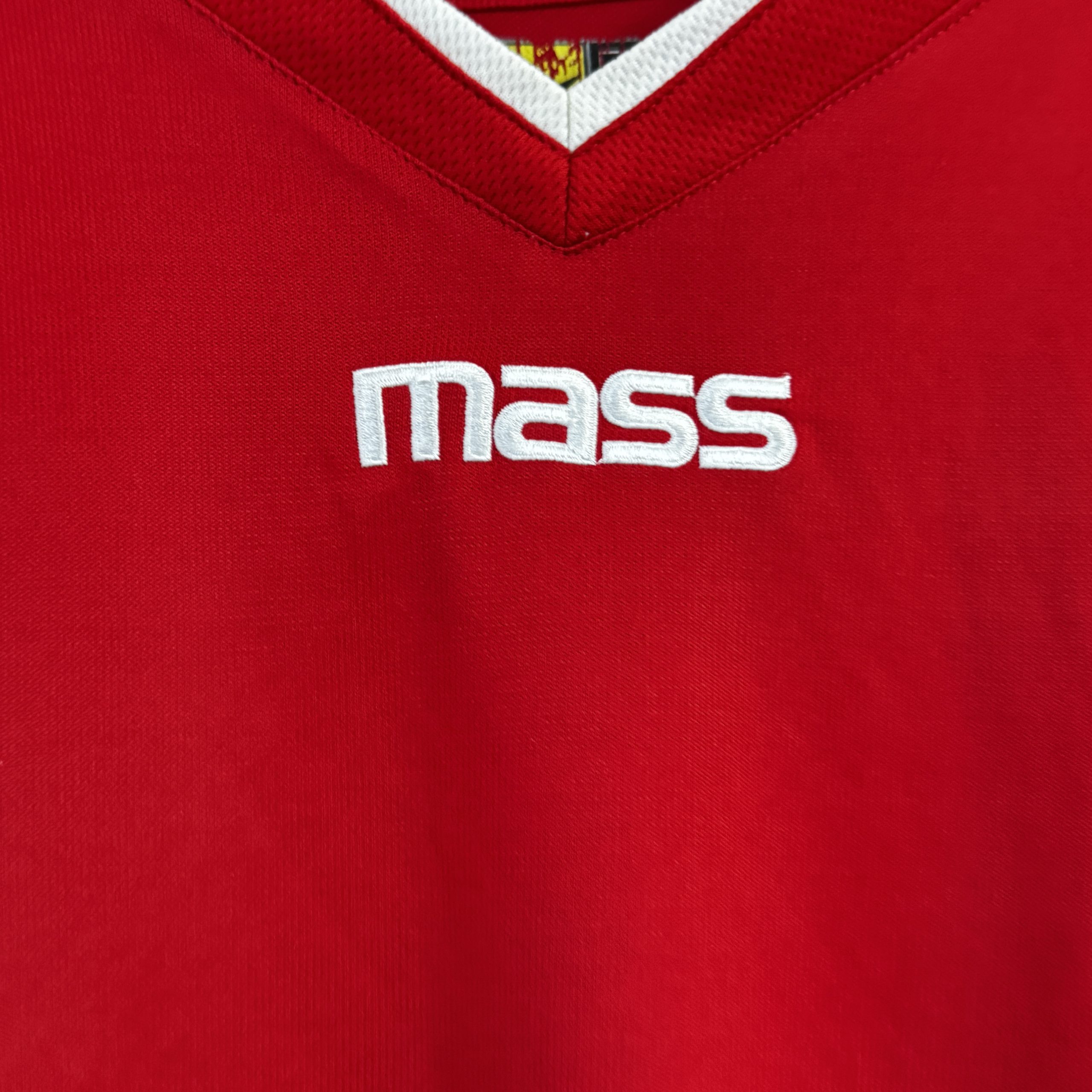 Mass Red & White Long Sleeve Sports Jersey XL 2014 image 5