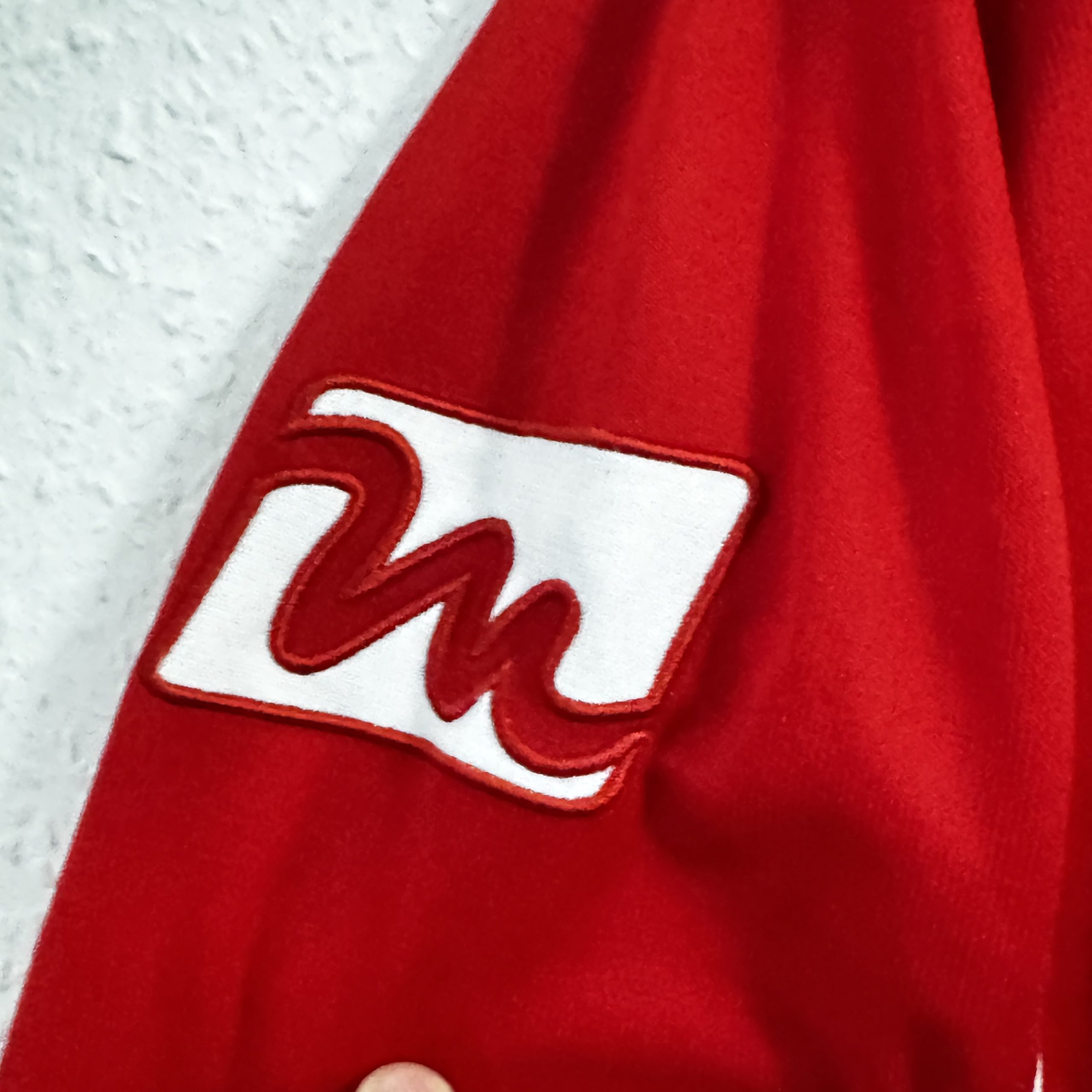 Mass Red & White Long Sleeve Sports Jersey XL 2014 image 7