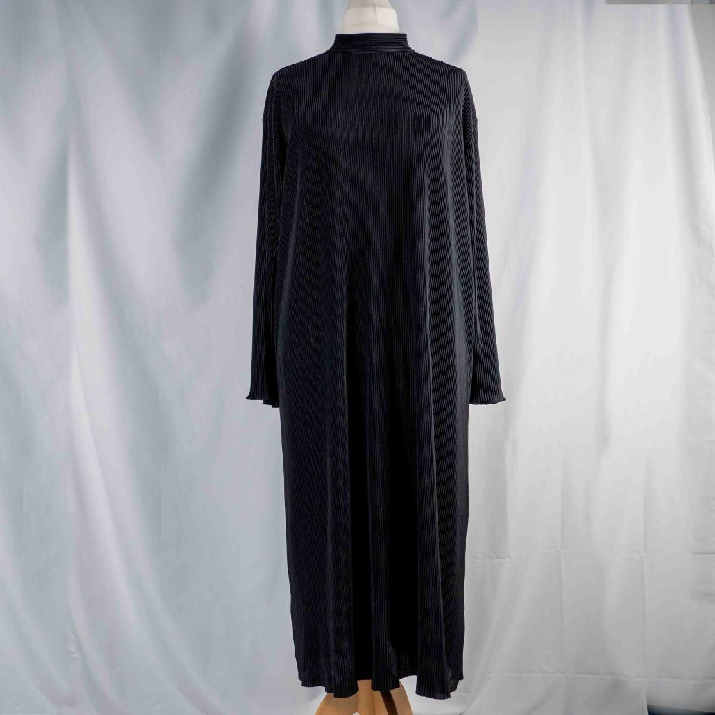 Very Black Ribbed Long Sleeve Maxi Dress 20 Pre-Owned