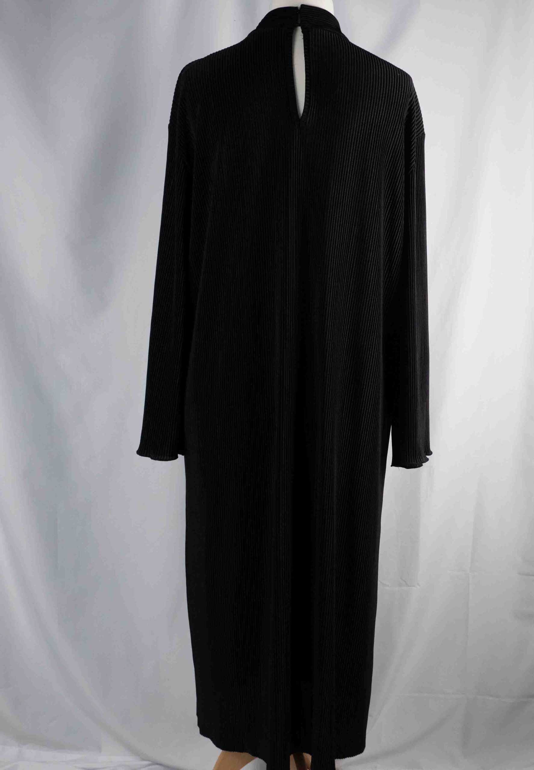 Very Black Ribbed Long Sleeve Maxi Dress 20 Pre-Owned image 6