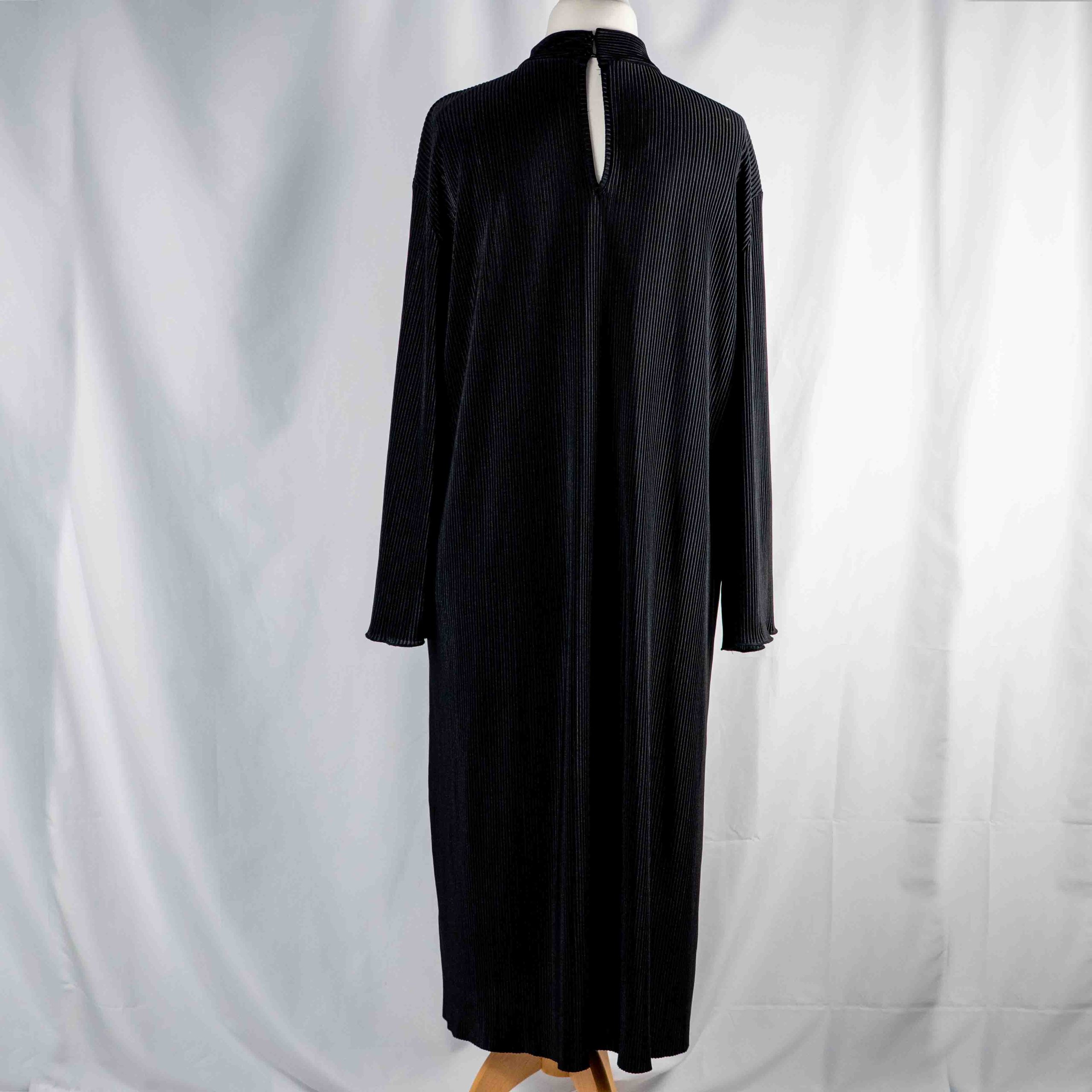 Very Black Ribbed Long Sleeve Maxi Dress 20 Pre-Owned image 7