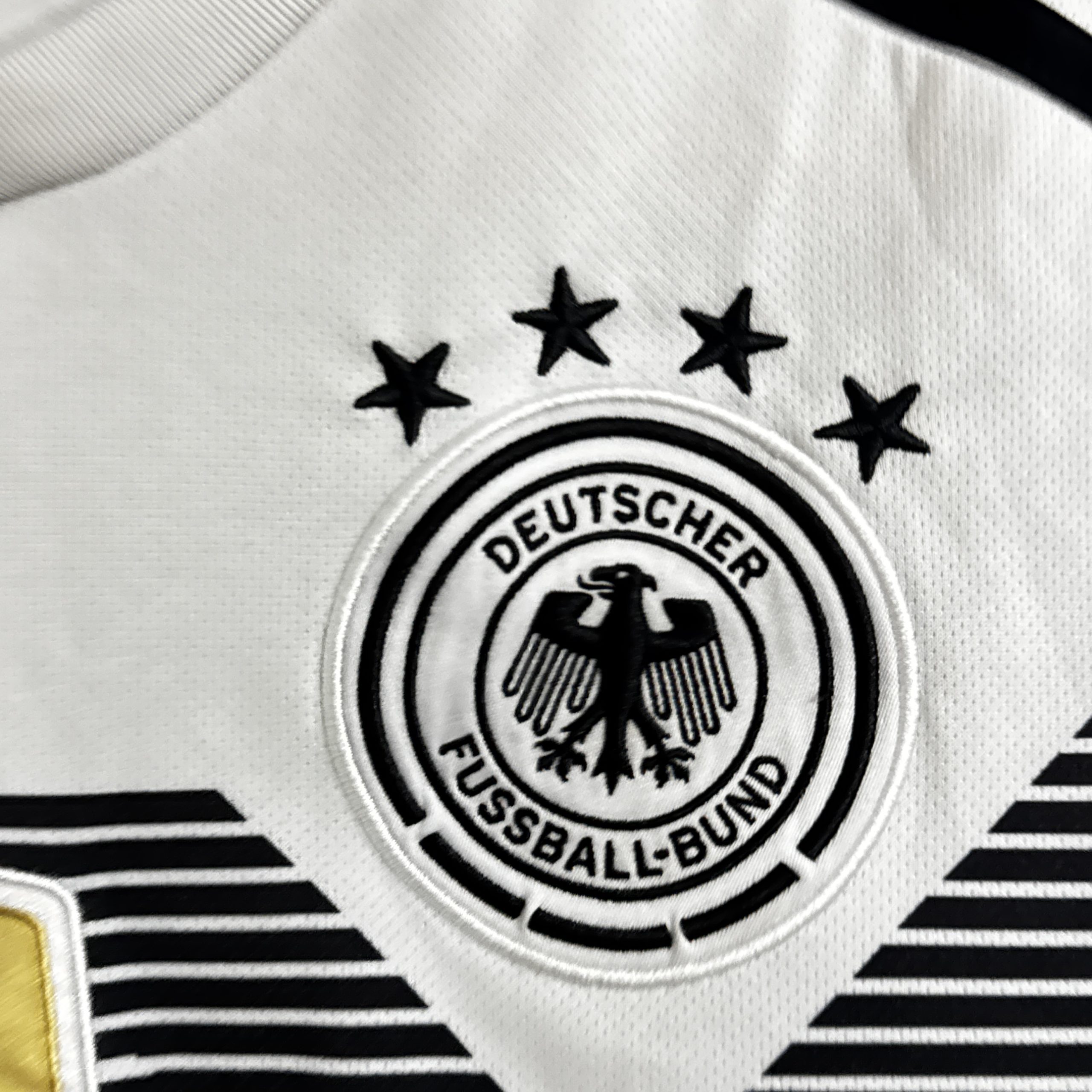 Adidas White & Black Germany Football Jersey Small 1888 image 3