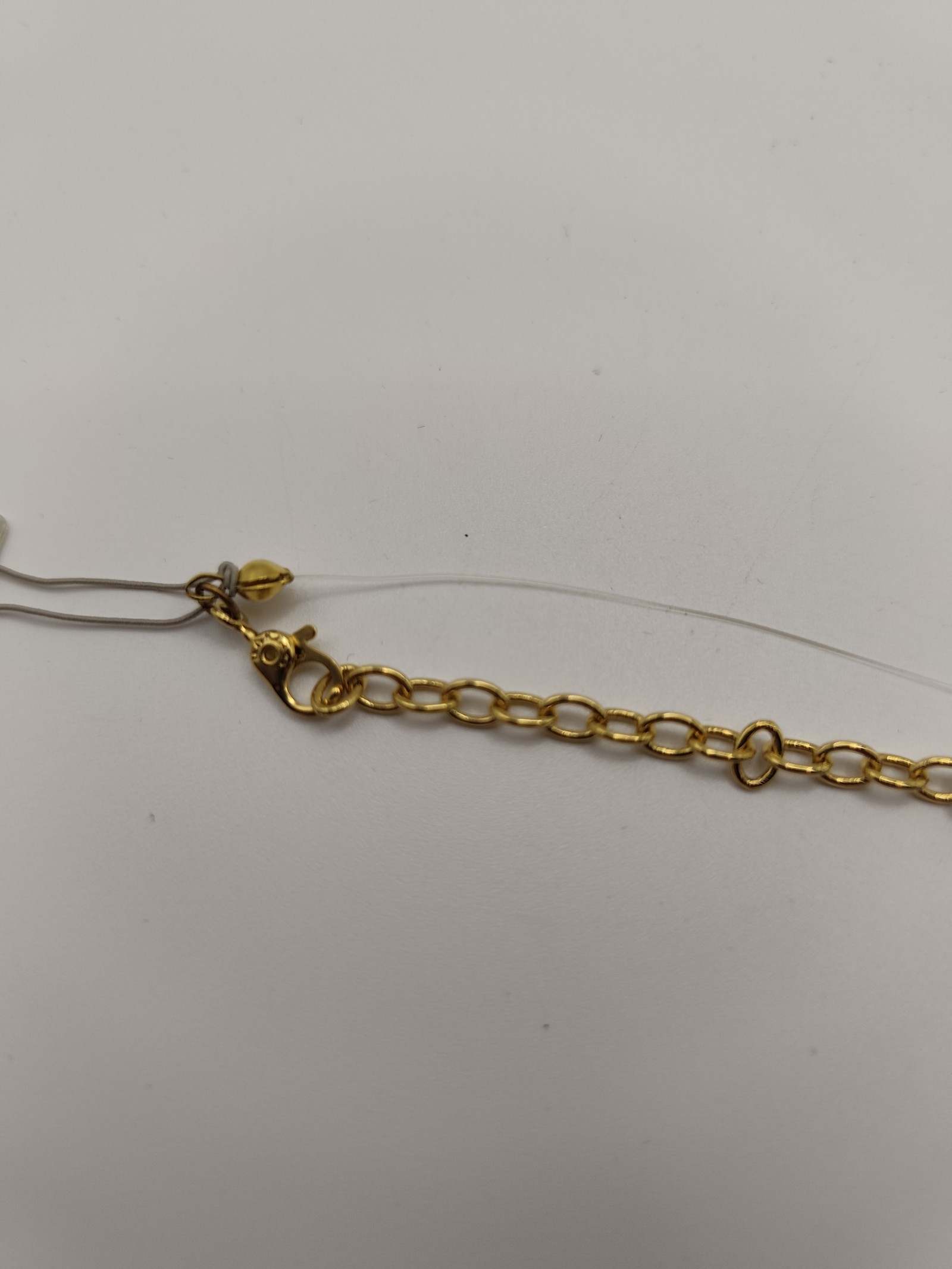 Monet Gold Tone Necklace with Clear Stones Other image 4