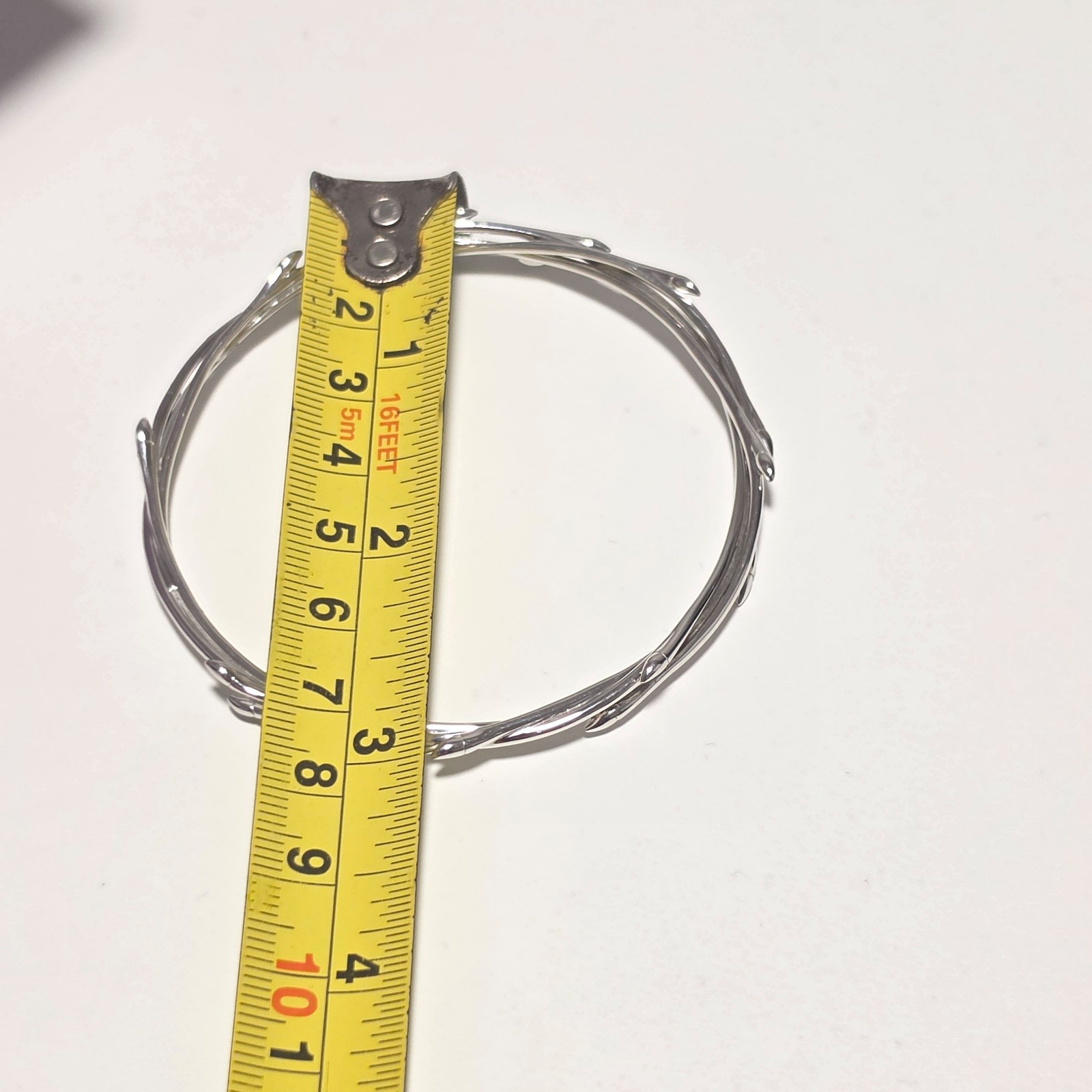Michael Hill 925 SilverDetail Bangle Bracelet .b3 image 4