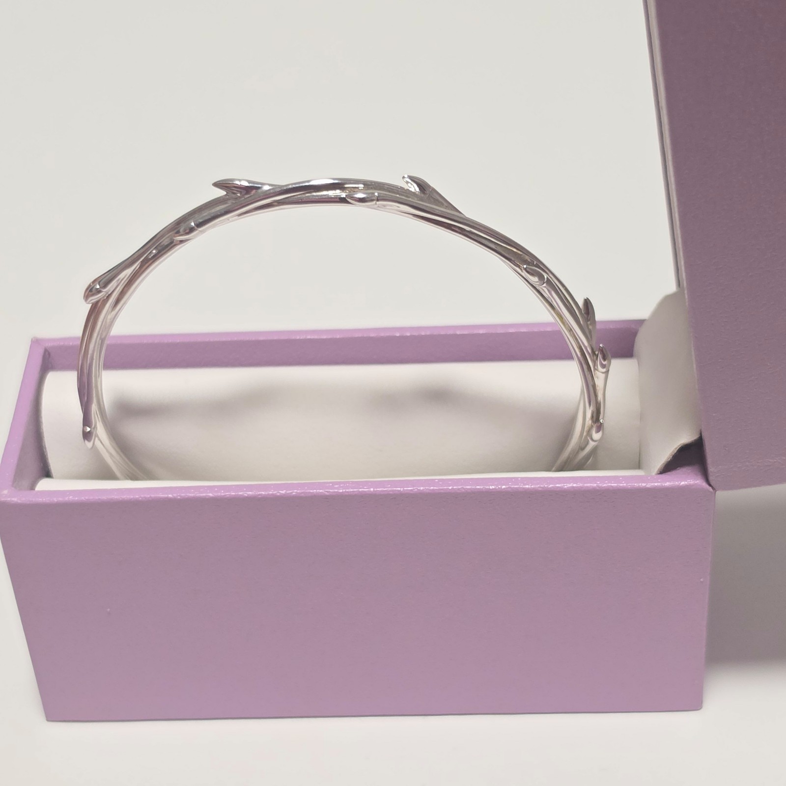 Michael Hill 925 SilverDetail Bangle Bracelet .b3 image 6