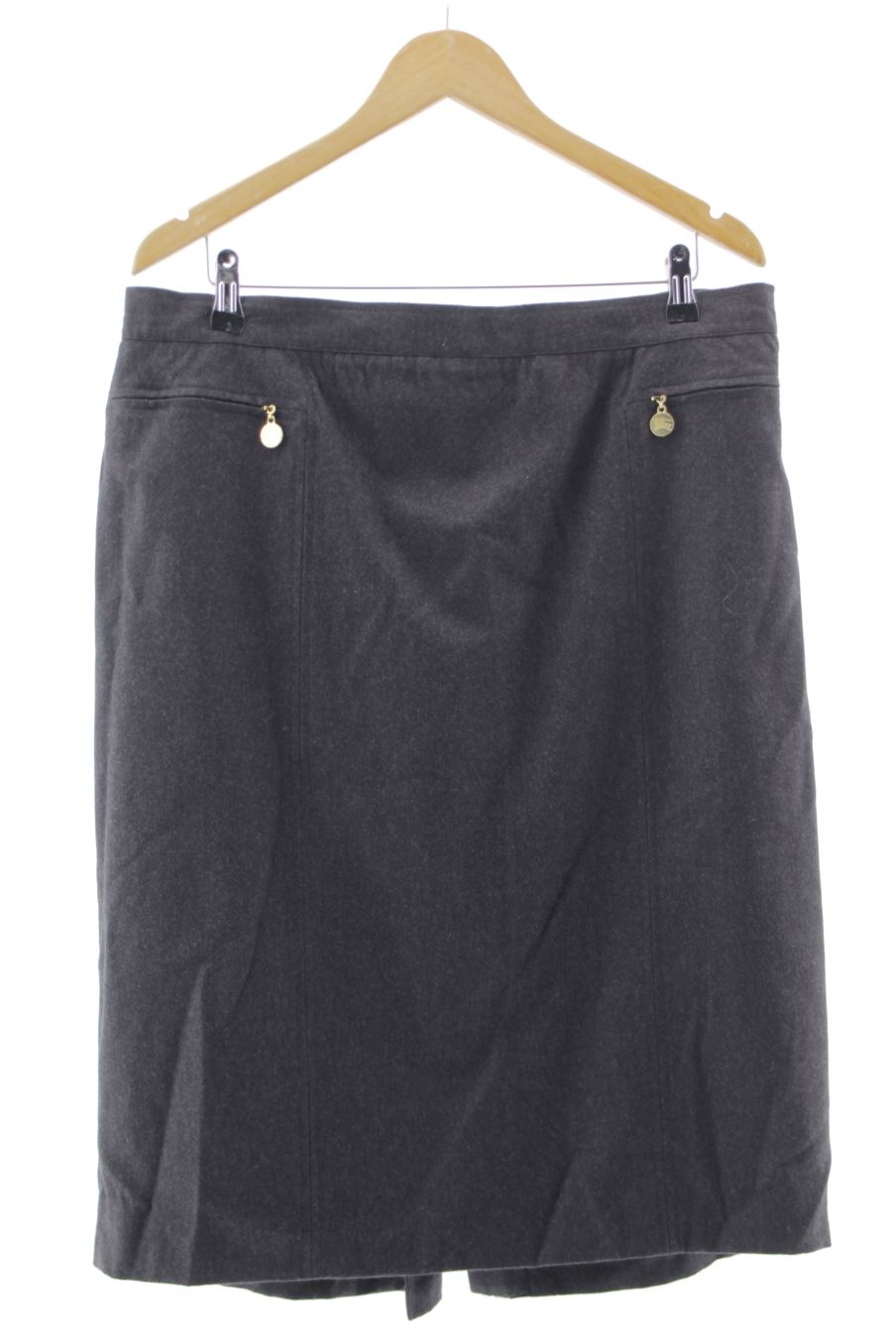 Falda Burberry – Gris, talla 54, como nueva