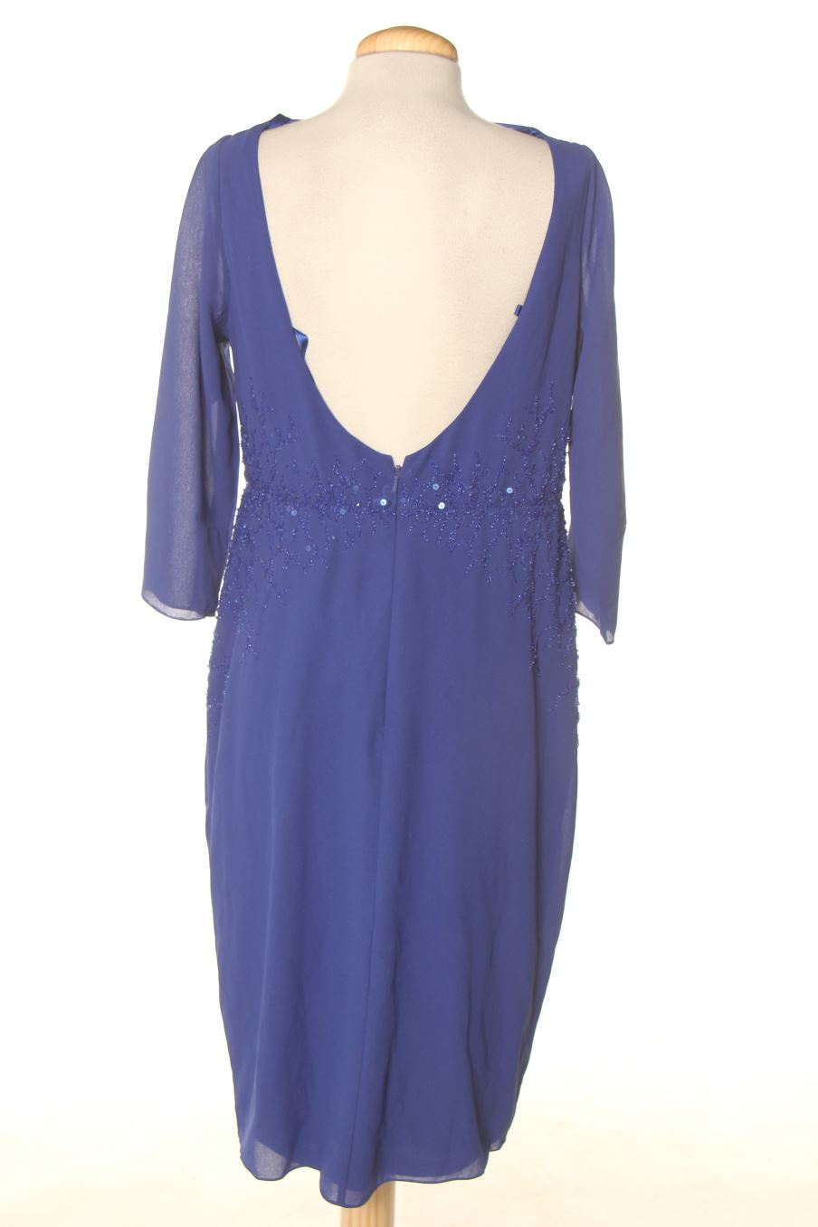 Vestido elegante Pronovias – Azul marino, talla M, como nuevo image 2