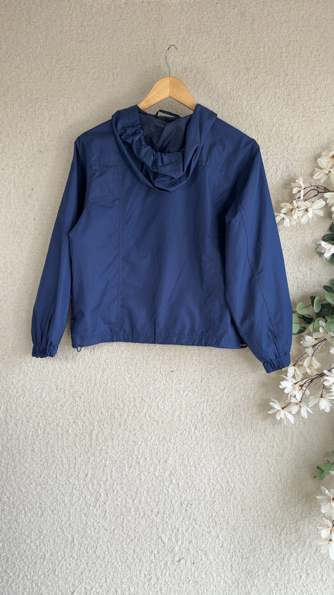 Appleseed's Petites Navy Blue Lightweight Hooded Jacket UK Small Stylish Comfortable image 5
