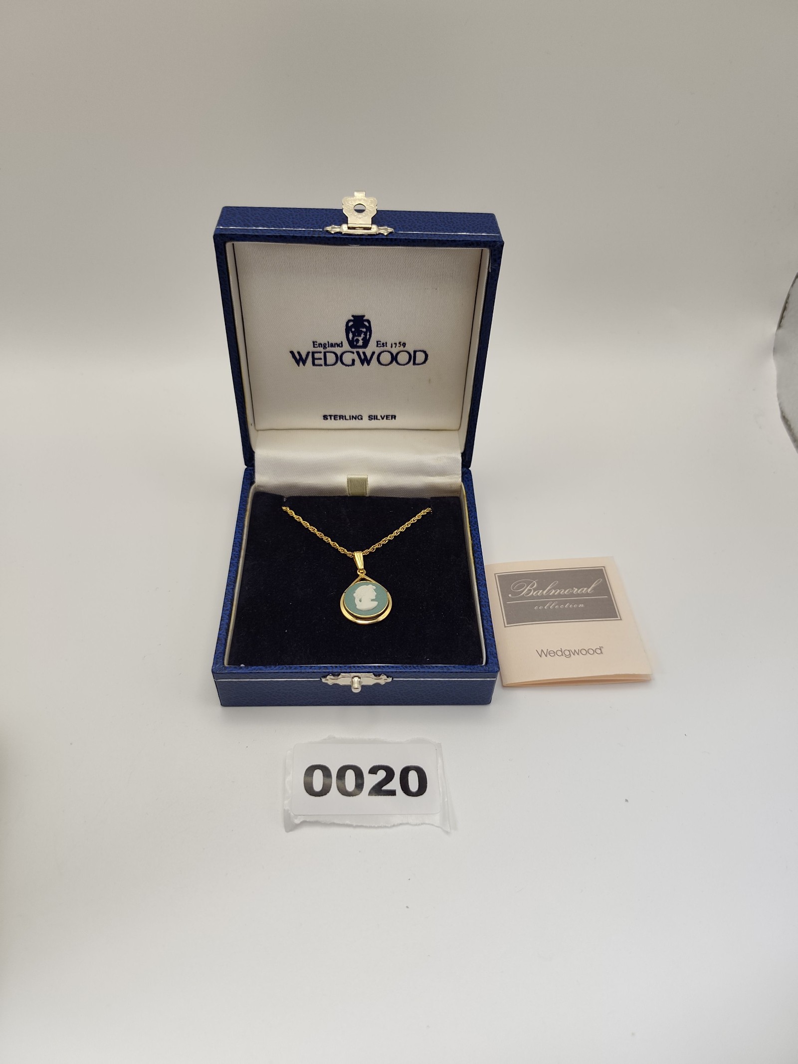 Wedgwood Gold Plated Cameo Pendant Necklace Women Other