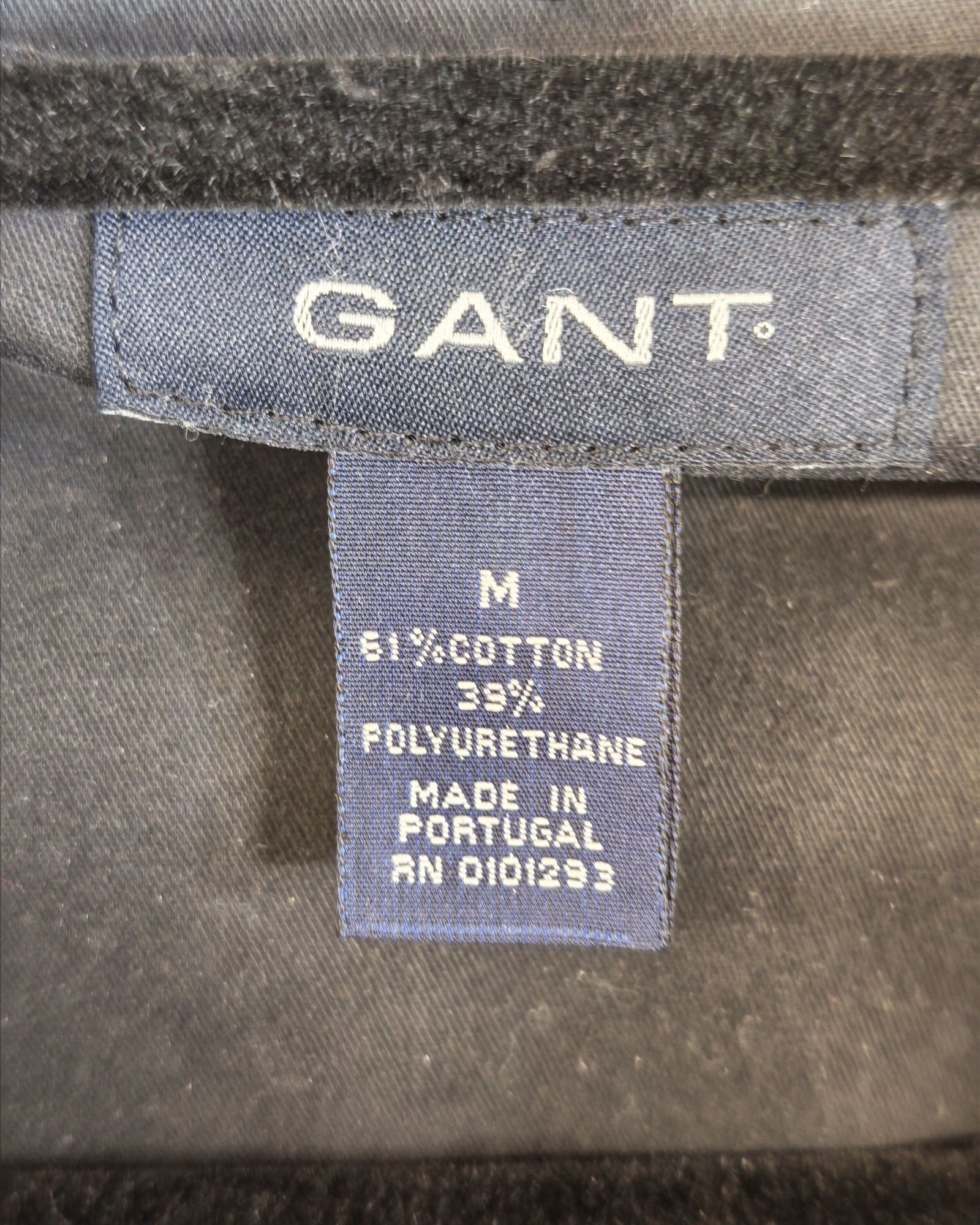 GANT Black Waxed Cotton Parka Medium Hooded Waterproof Jacket image 4