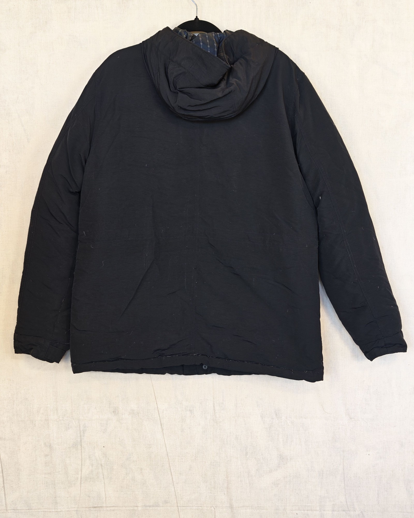 Levi's Black Hooded Winter Jacket Large image 2