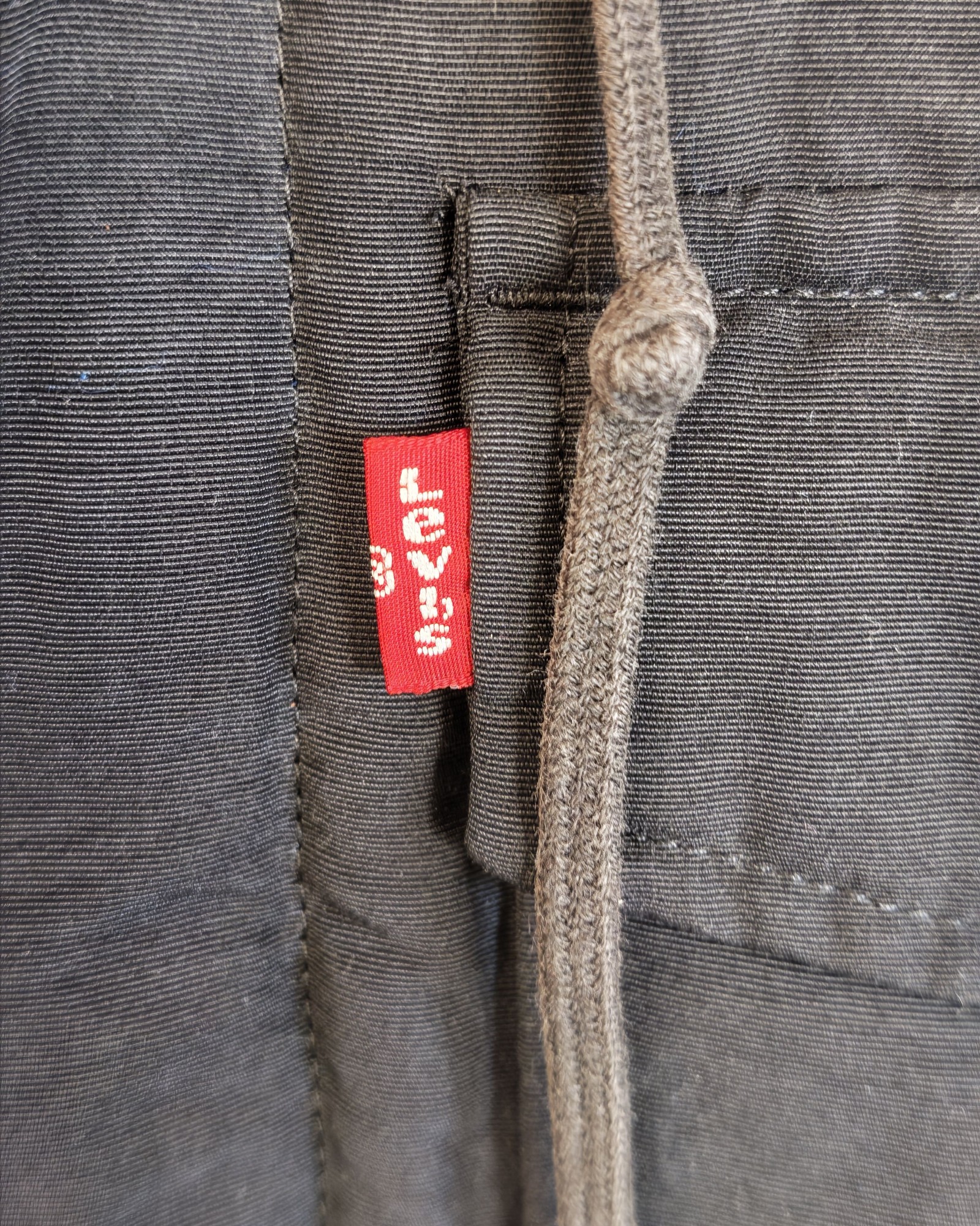 Levi's Black Hooded Winter Jacket Large image 4