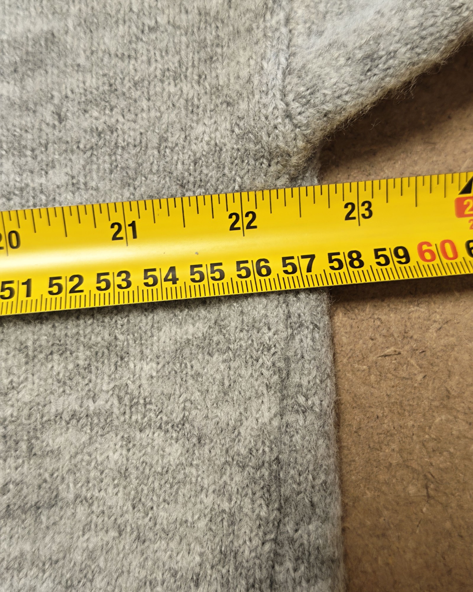 Mudo Collection Grey V-Neck Knit Jumper Large Soft Acrylic Blend image 5