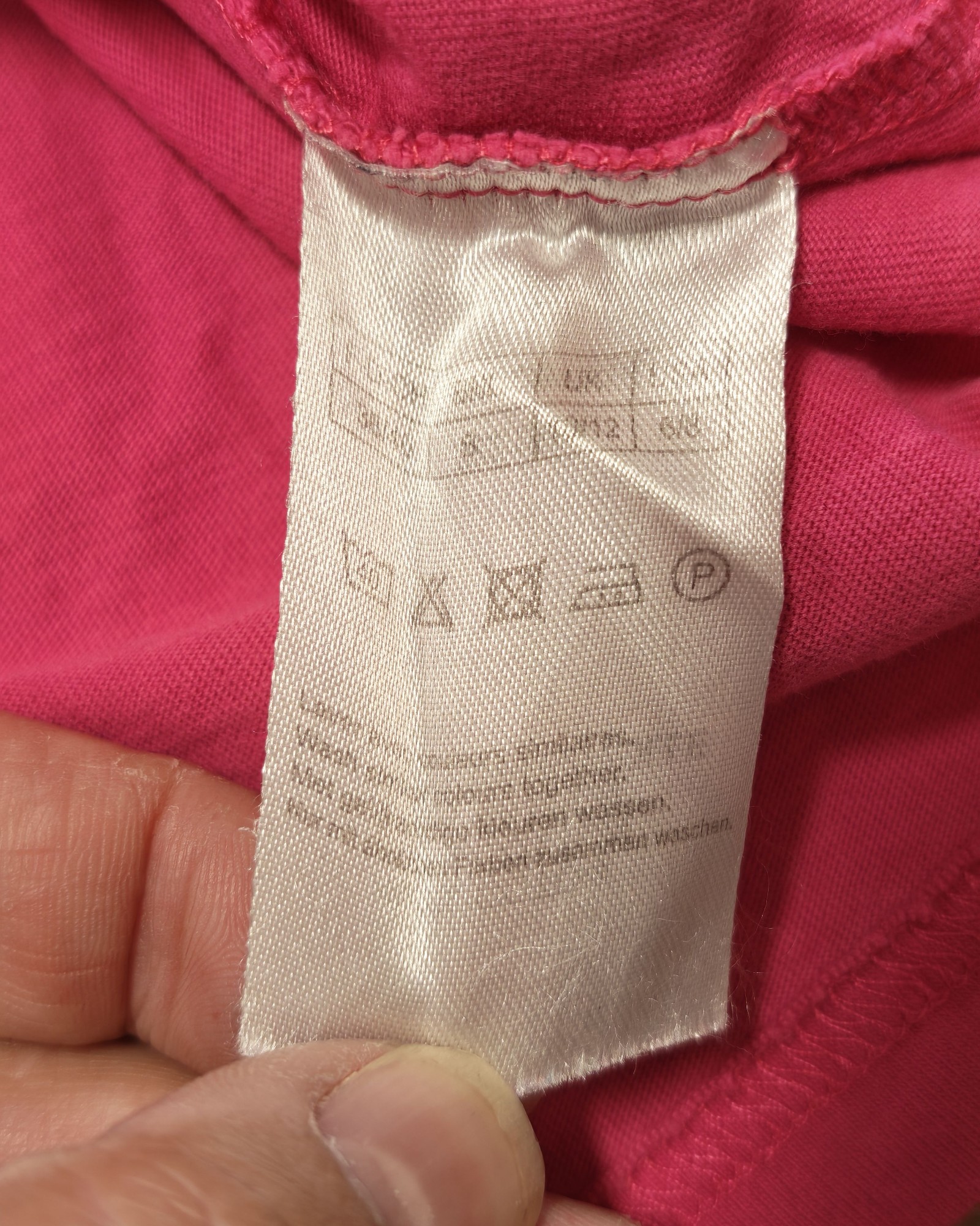 Damart Pink T-Shirt Medium Cotton Blend image 4