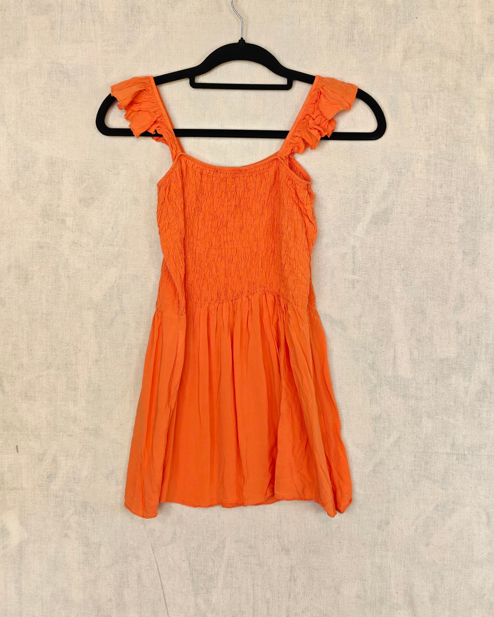 Bows Boutiques Orange Sleeveless Dress One Size Viscose image 2