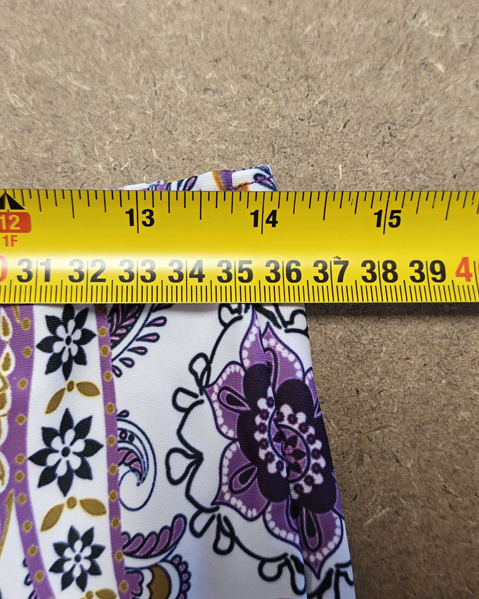 Purple & White Patterned Shorts Large image 4