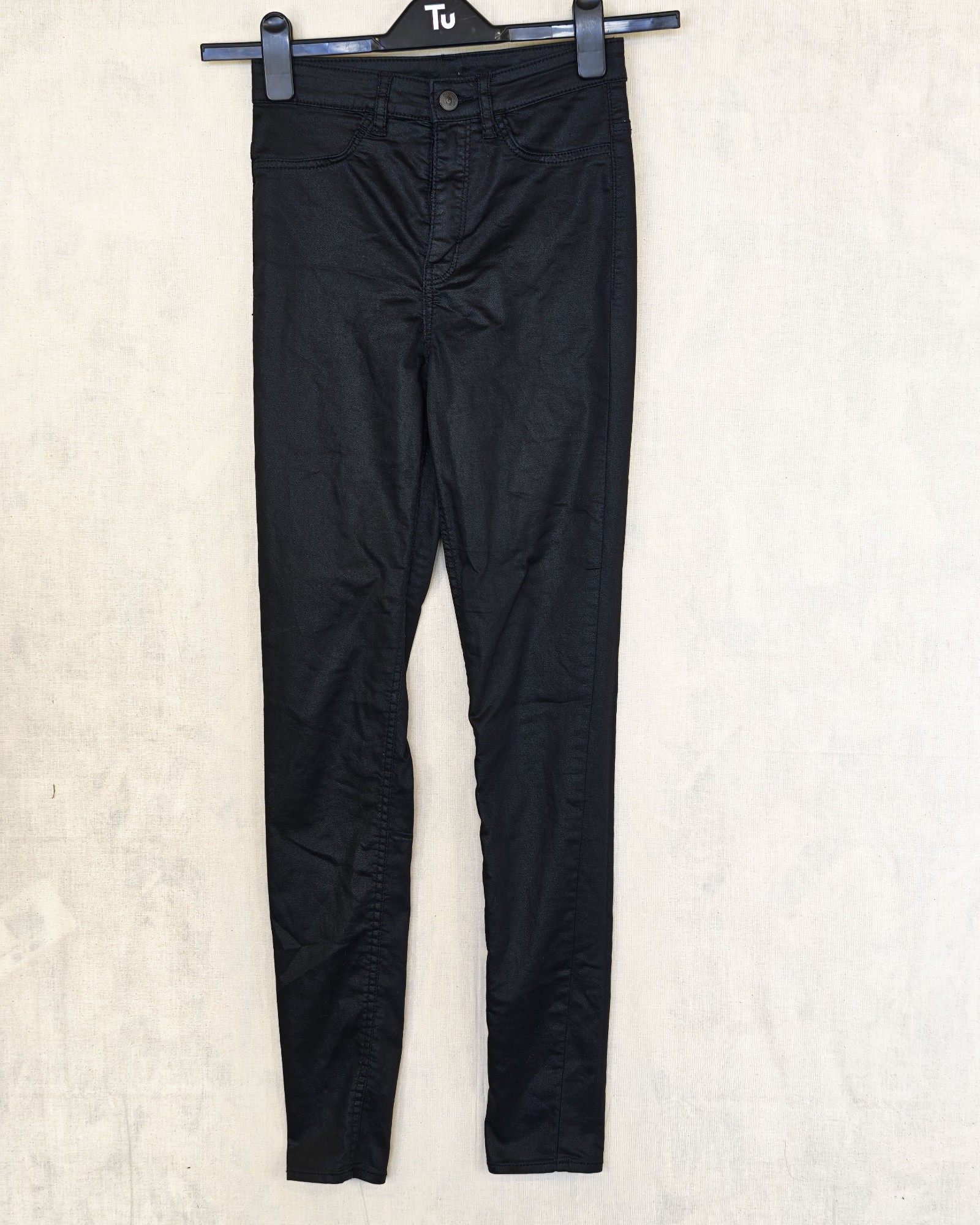 H&M Divided Black Skinny Jeans UK 6
