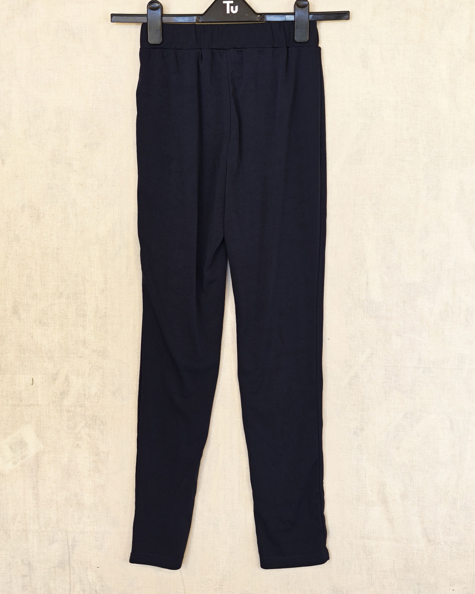 Navy Skinny Legging Trousers XS 95% Polyester 5% Elastane