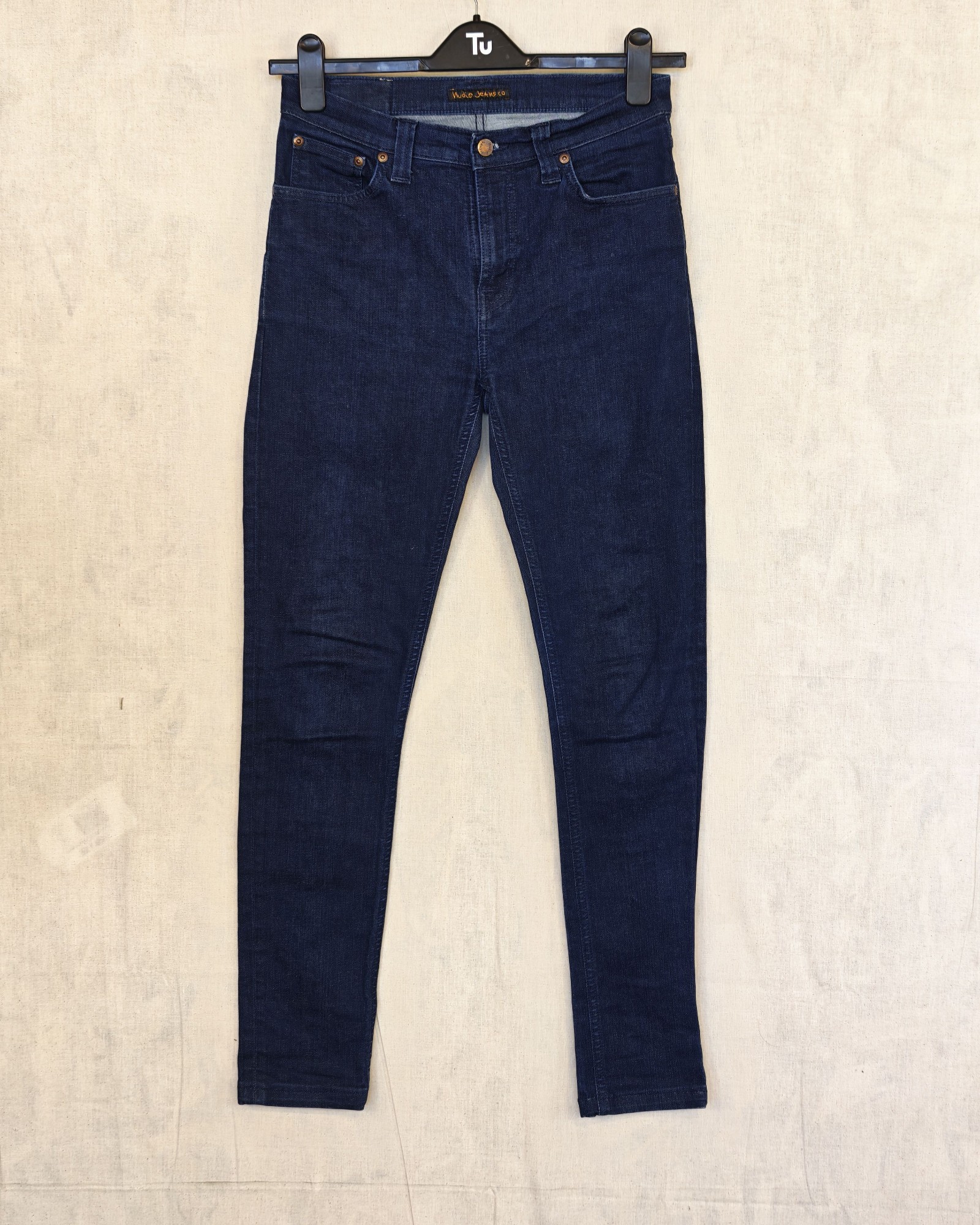 Nudie Jeans Co Navy Skinny women's Jeans 30 Waist 34 Length