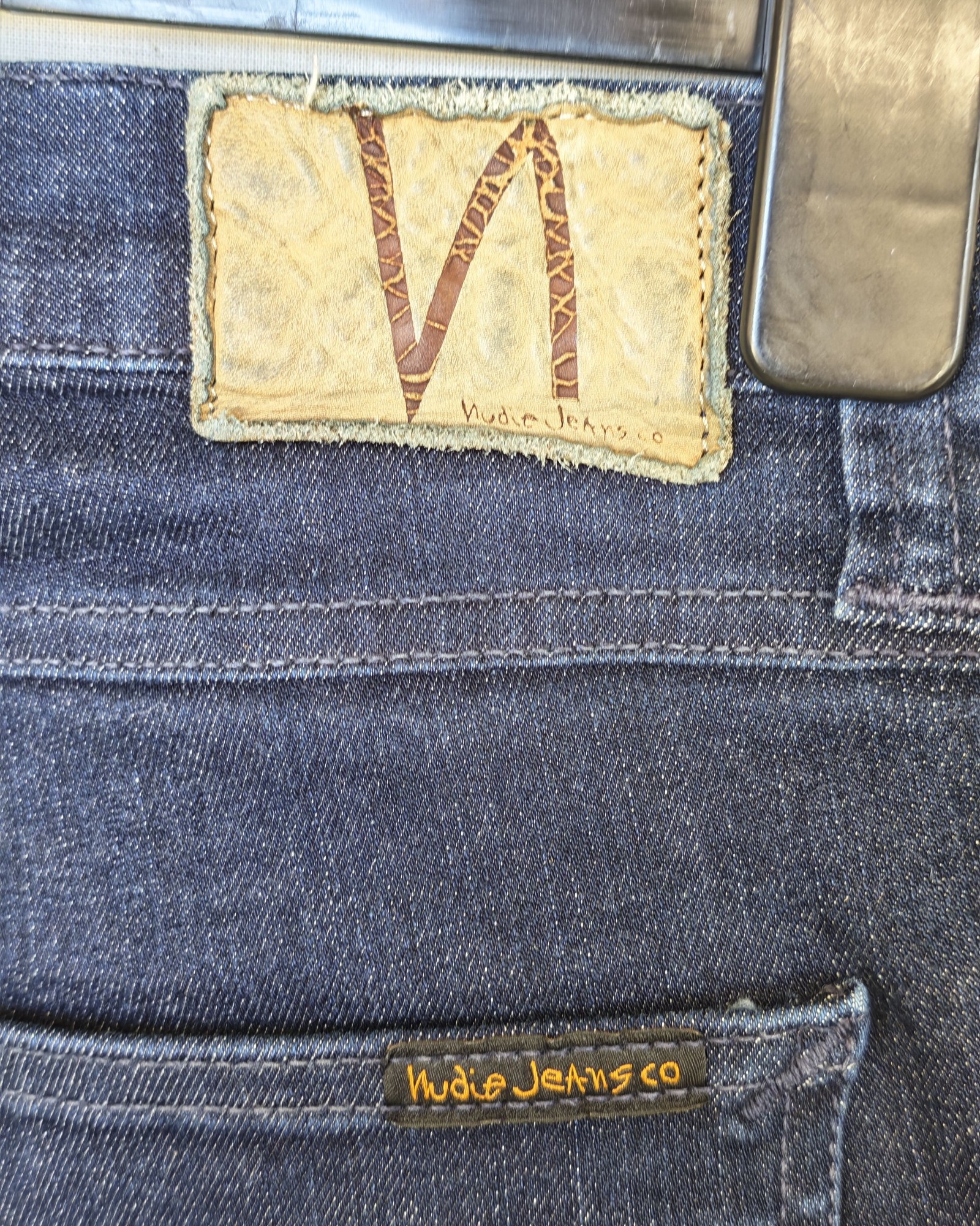 Nudie Jeans Co Navy Skinny women's Jeans 30 Waist 34 Length image 4