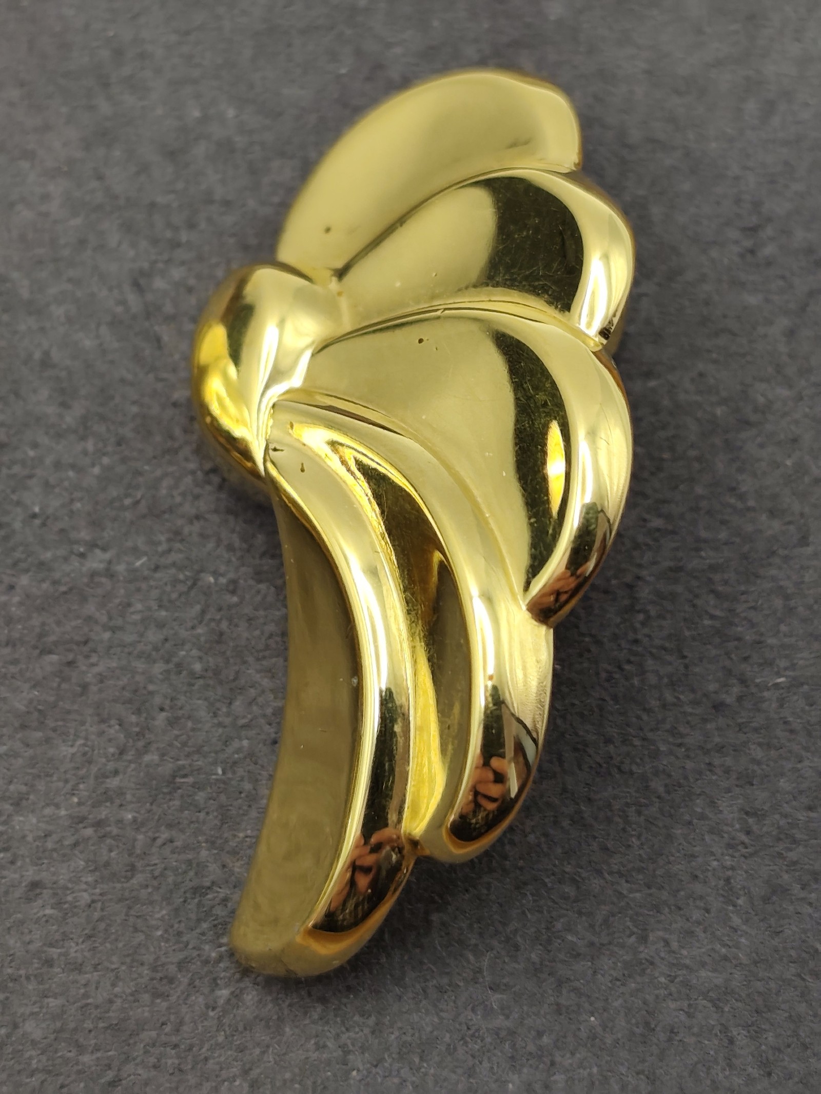 Monet Gold Tone Vintage Clip On Earrings Women image 5