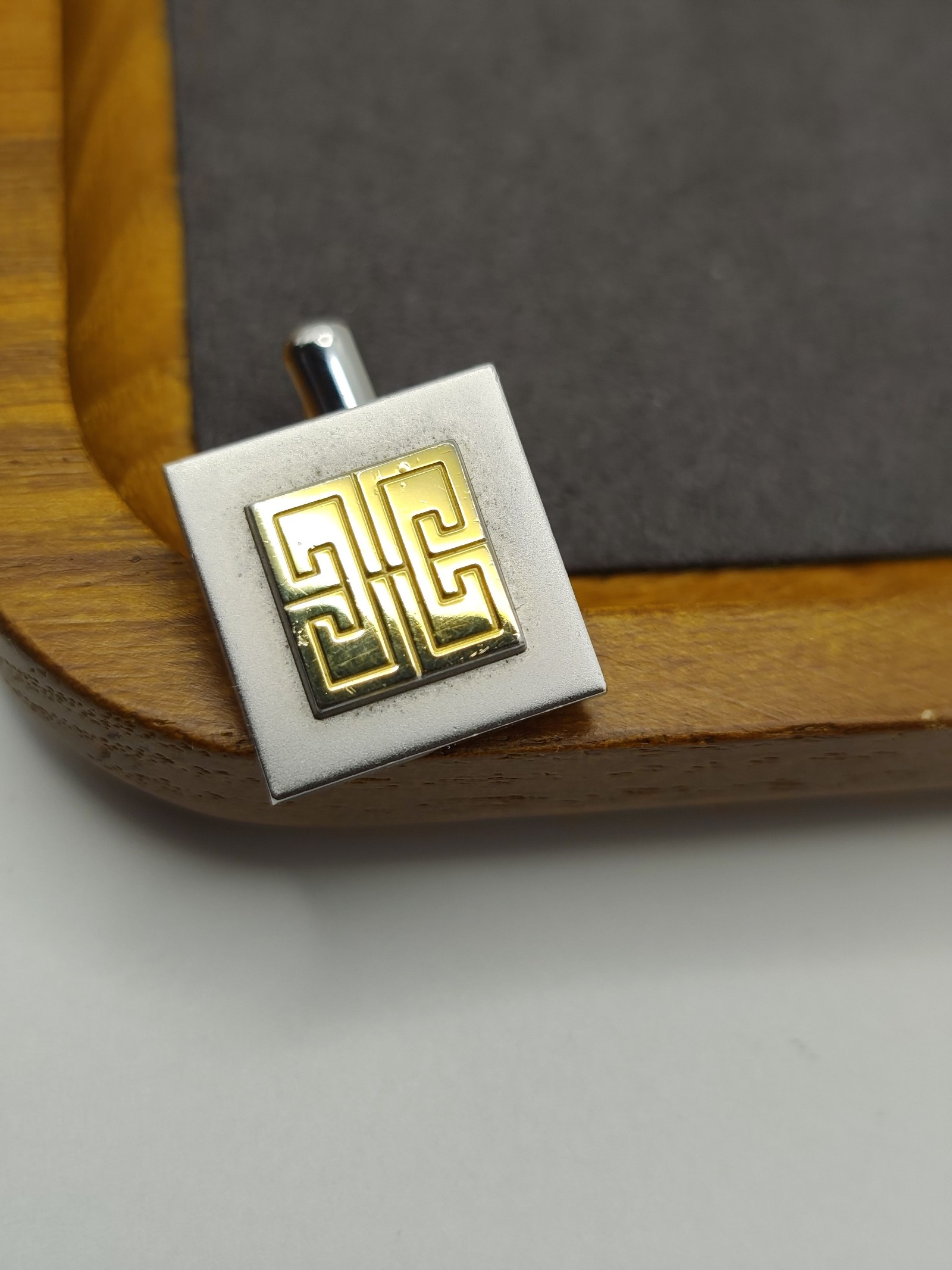 Givenchy Silver & Gold Cufflinks & Tie Clip Set Men image 3