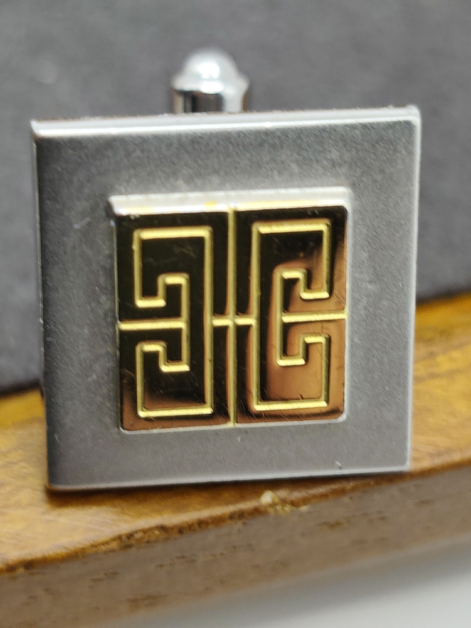 Givenchy Silver & Gold Cufflinks & Tie Clip Set Men image 4