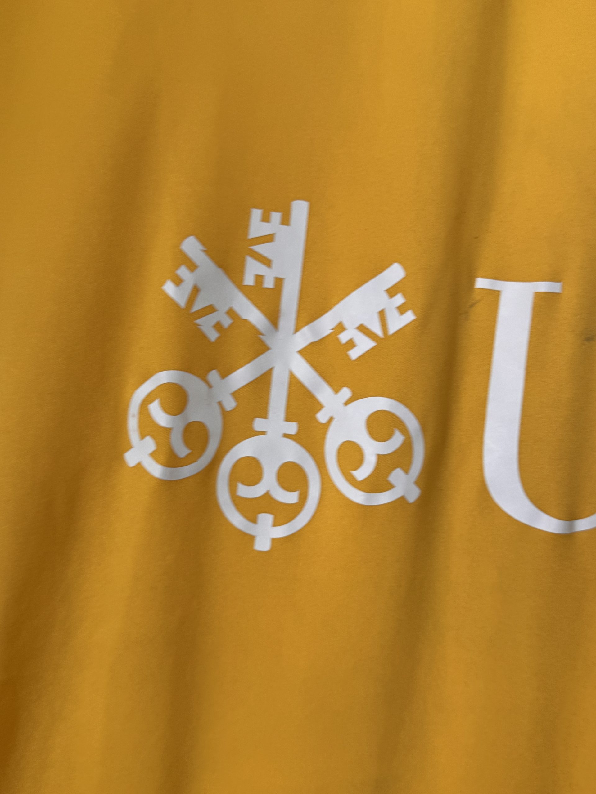 Adidas Yellow Swiss UBS Football Jersey M 3016 image 7