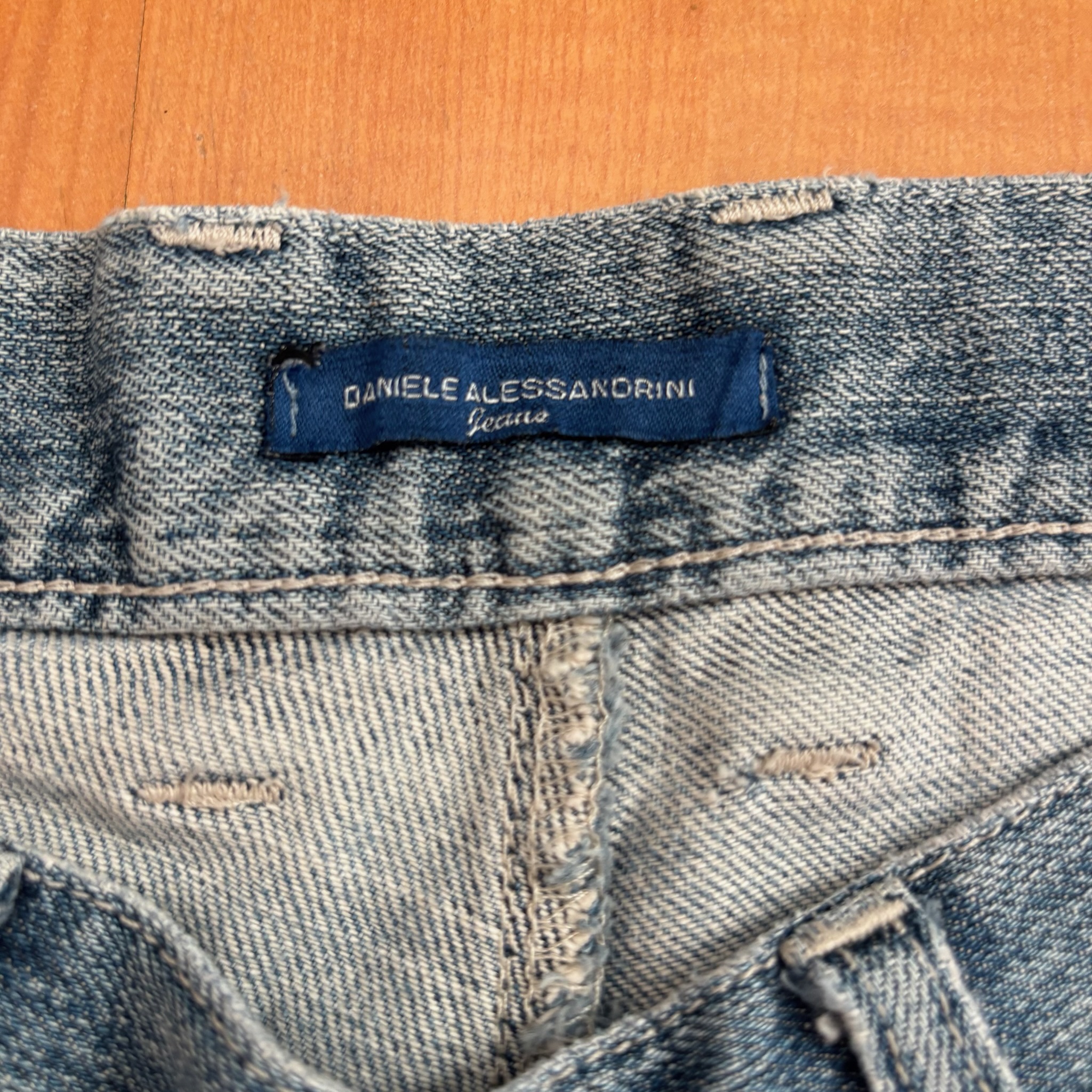 Daniele Alessandrini Blue Distressed Denim Jeans 30 Waist image 8