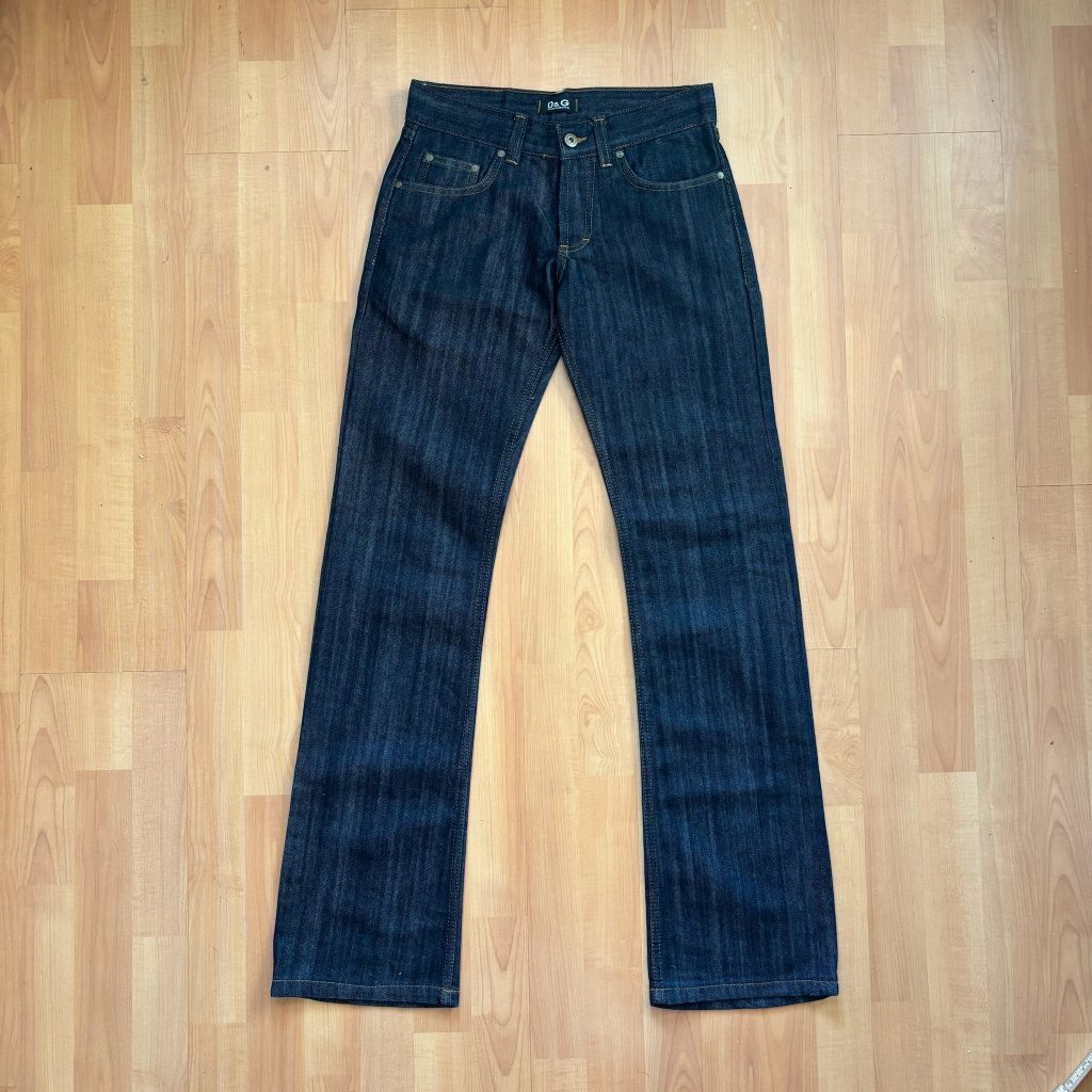 D&G Dark Blue Denim Bootcut Jeans 28W