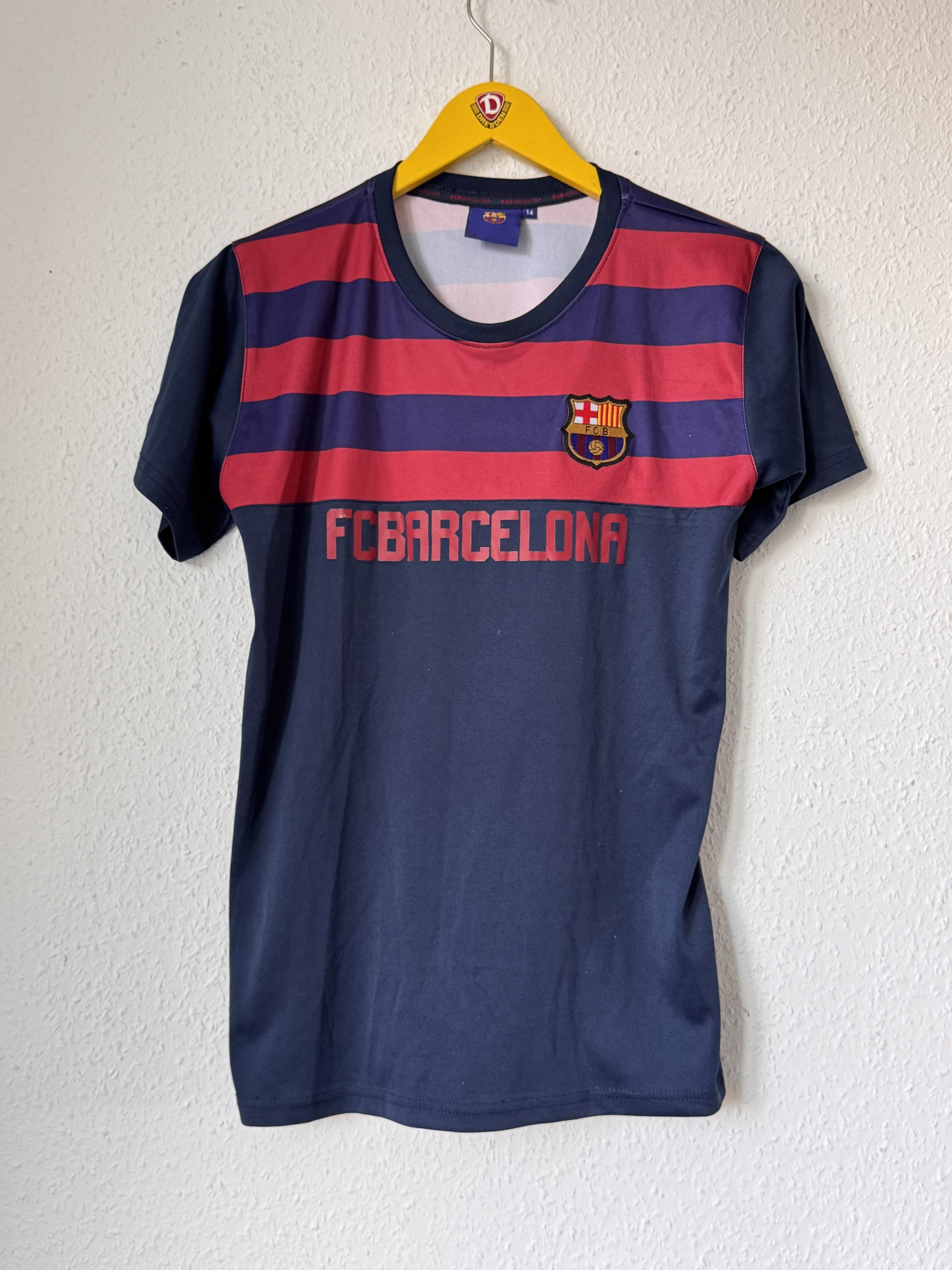 FC Barcelona Navy & Red Football T-Shirt XL 1383