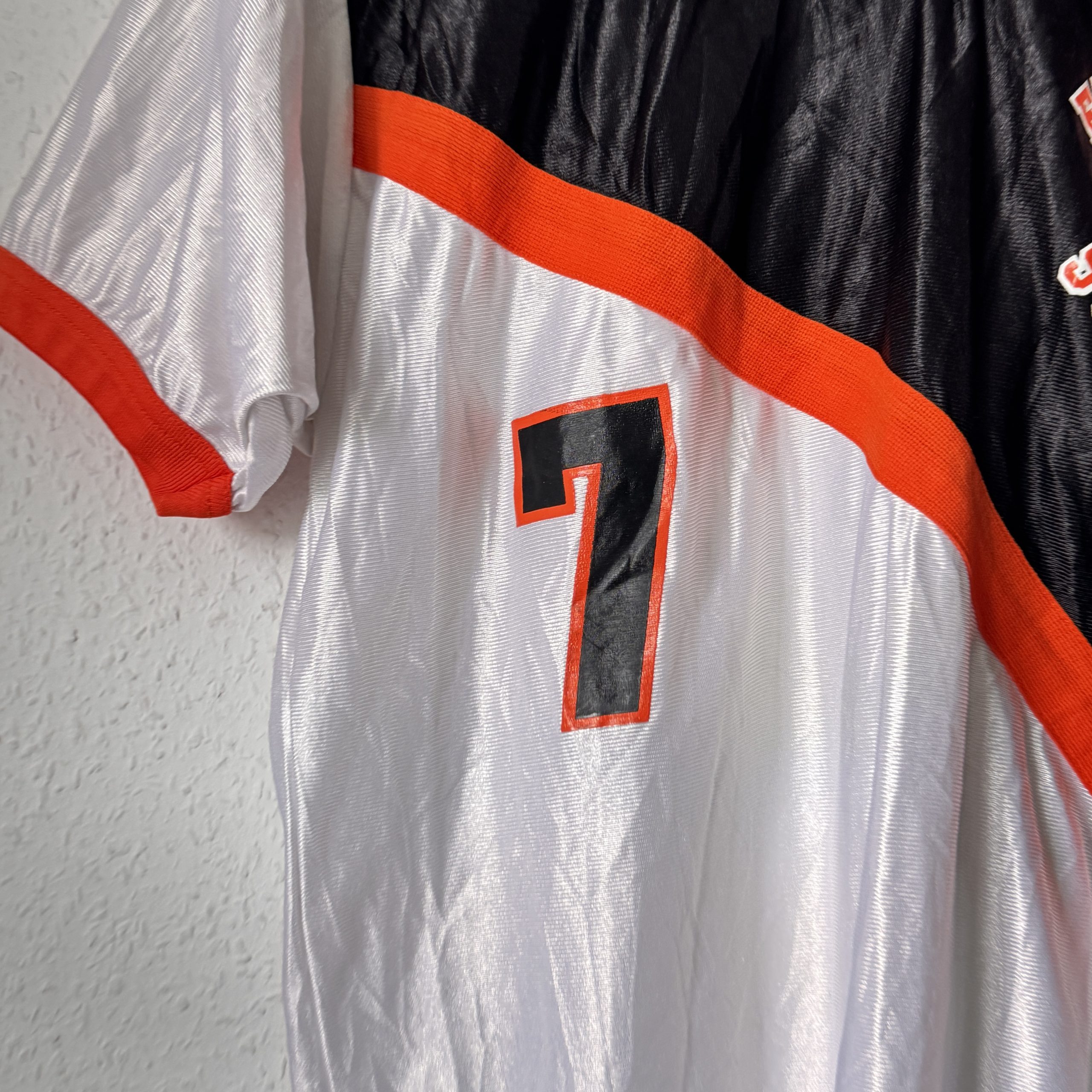 Freeport Black, White & Orange Soccer Jersey Size Other 2796 image 4