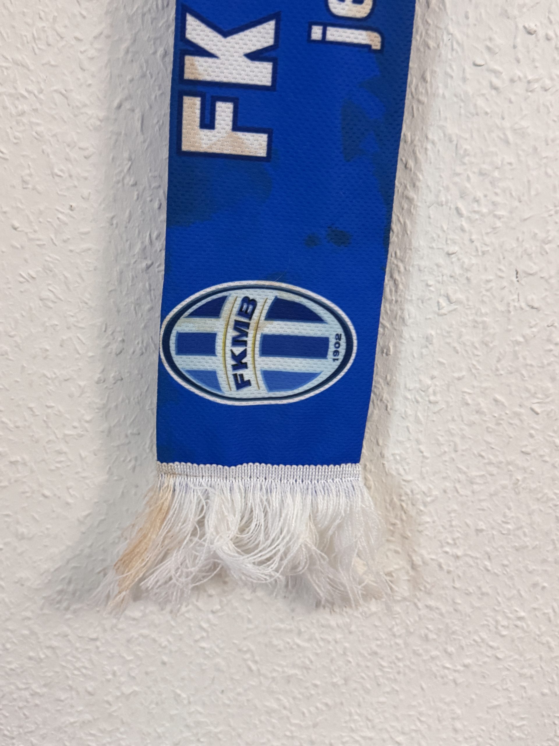 FKMB Blue & White Football Fan Scarf 2813 image 2