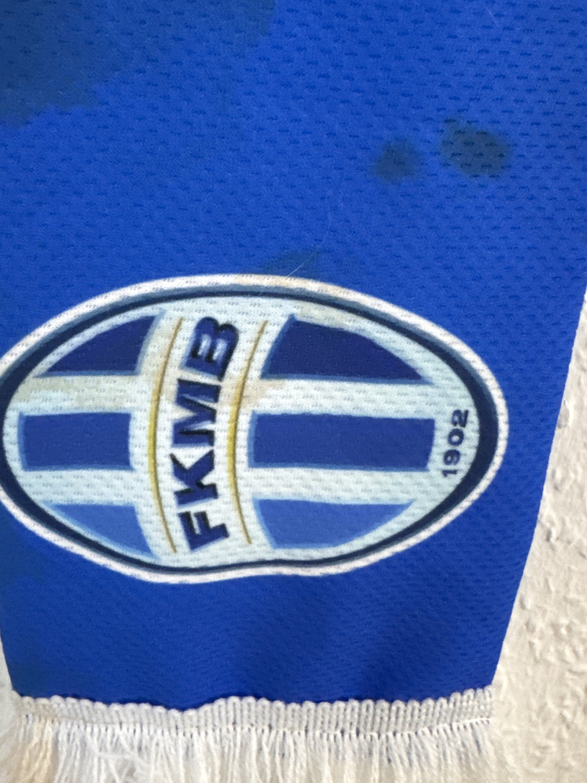 FKMB Blue & White Football Fan Scarf 2813 image 3