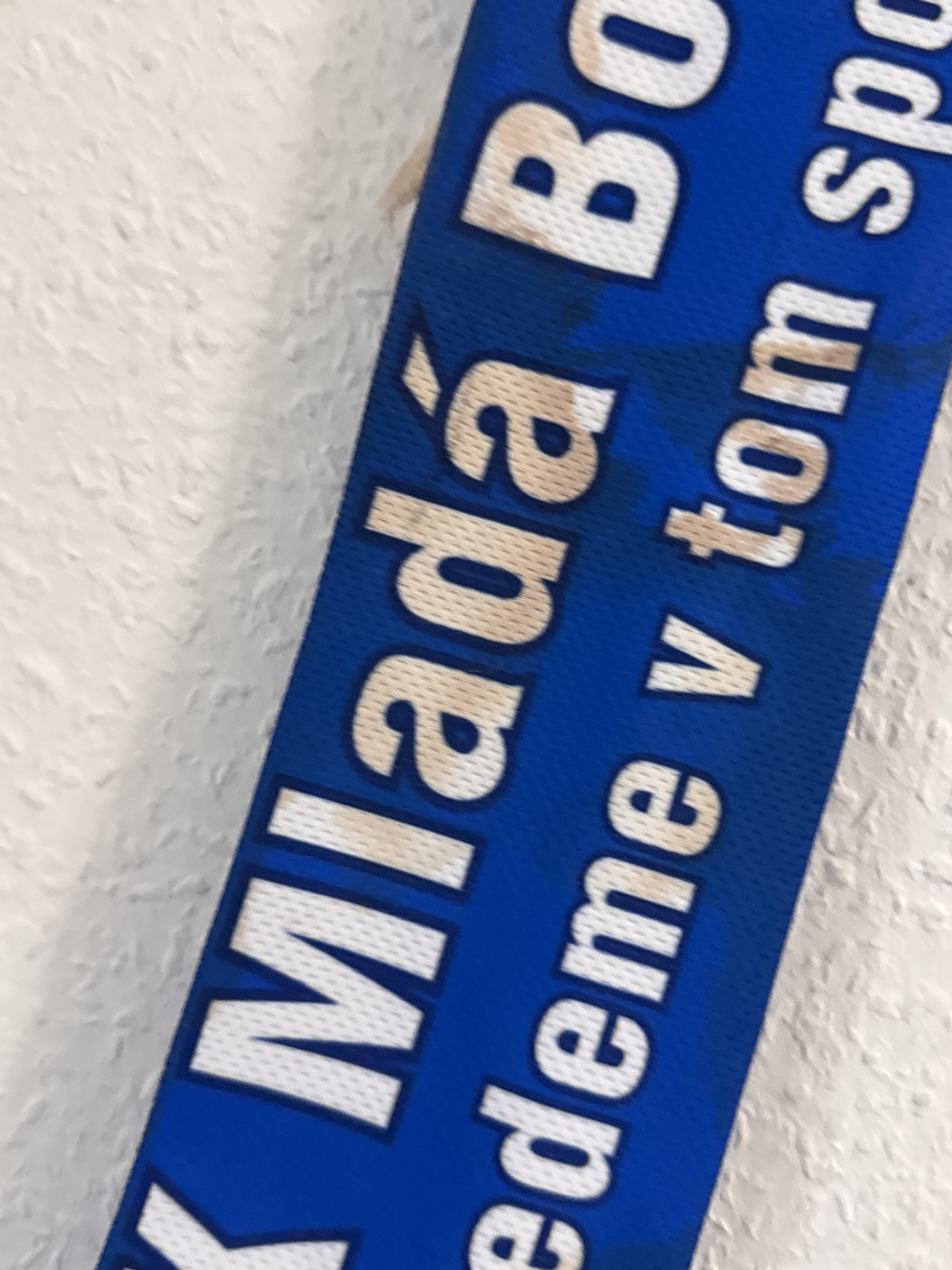 FKMB Blue & White Football Fan Scarf 2813 image 5