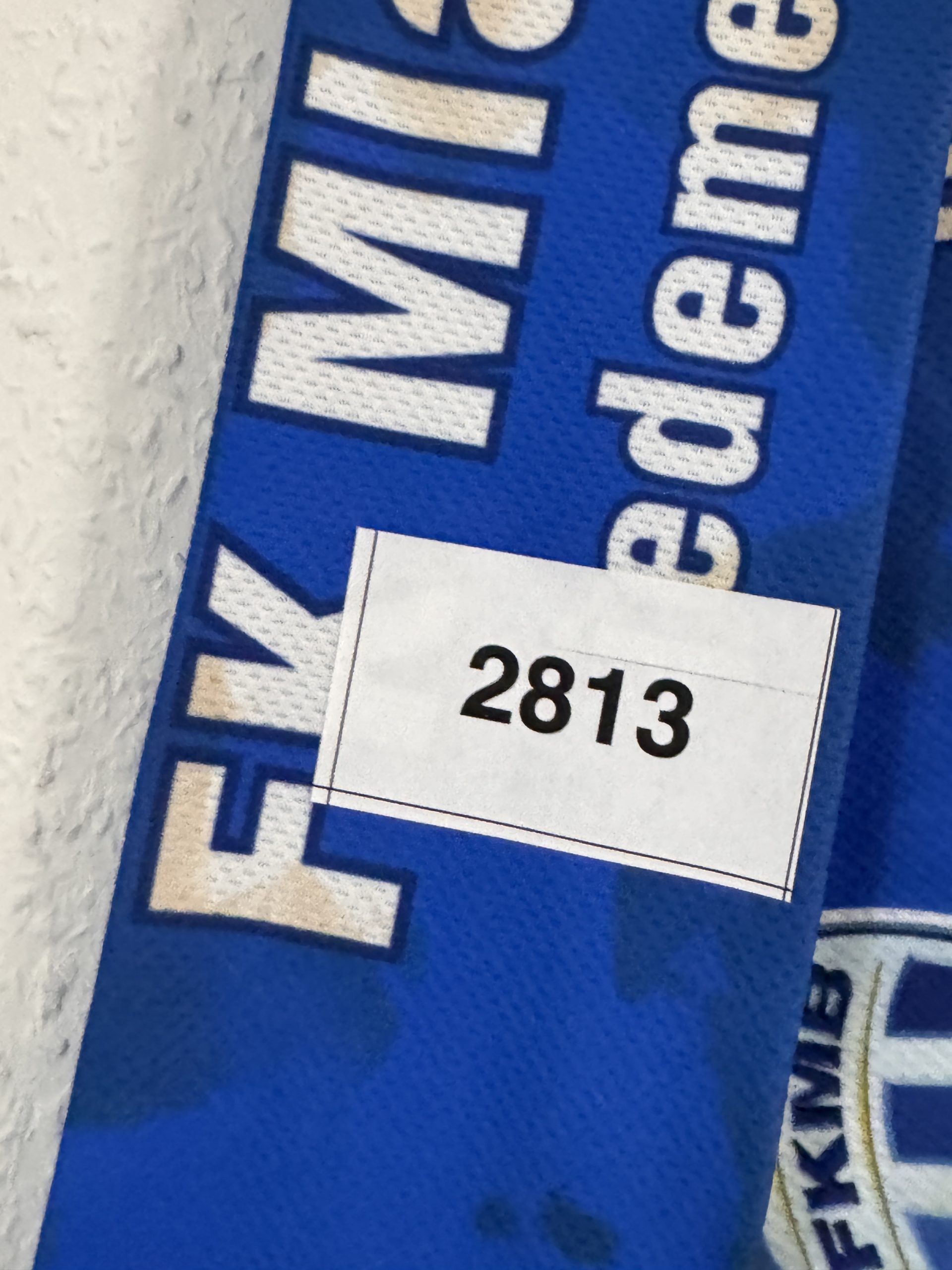 FKMB Blue & White Football Fan Scarf 2813 image 10