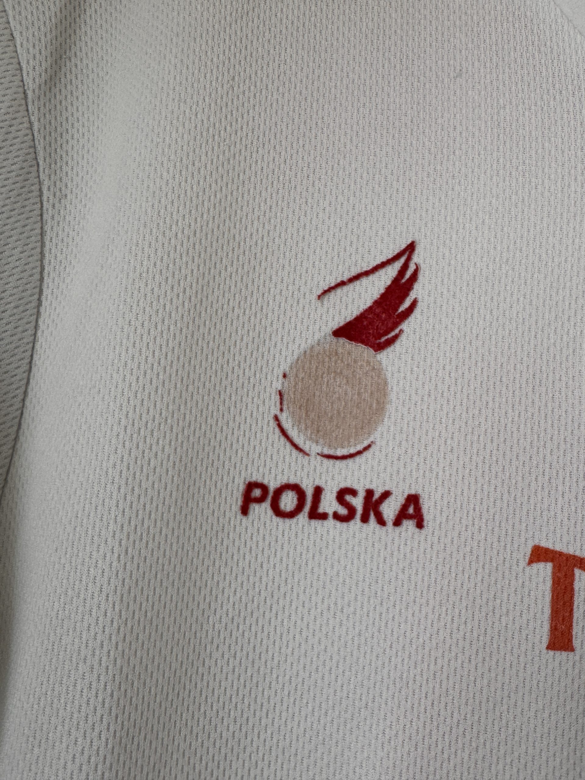 Puma White Polska Tyskie Football Shirt M 3018 image 5
