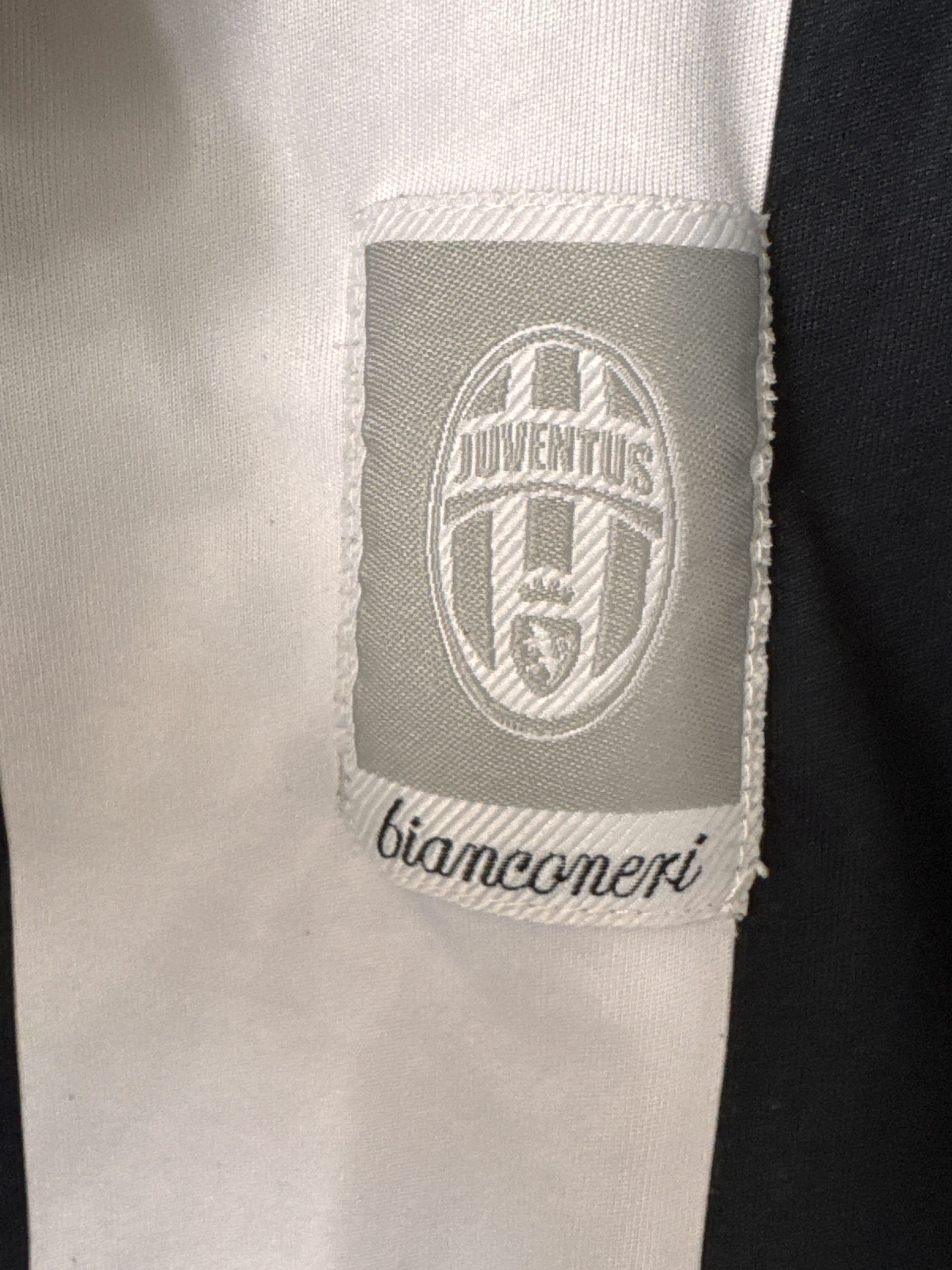 Dickies Black & White Striped Football Shirt XL New Holland Fiat Group 3019 image 8