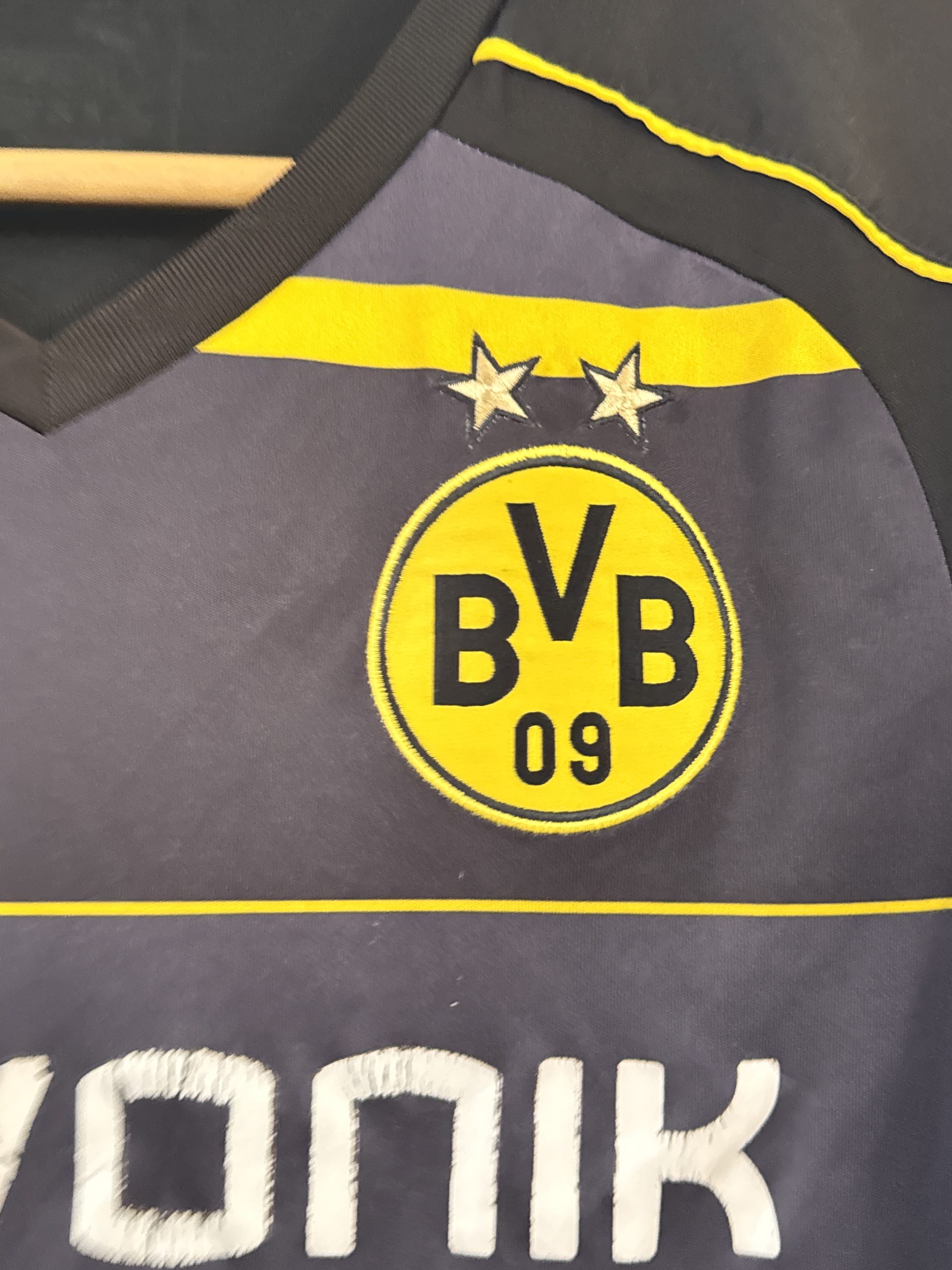 Puma Black & Yellow Borussia Dortmund Football Shirt M 1393 image 5