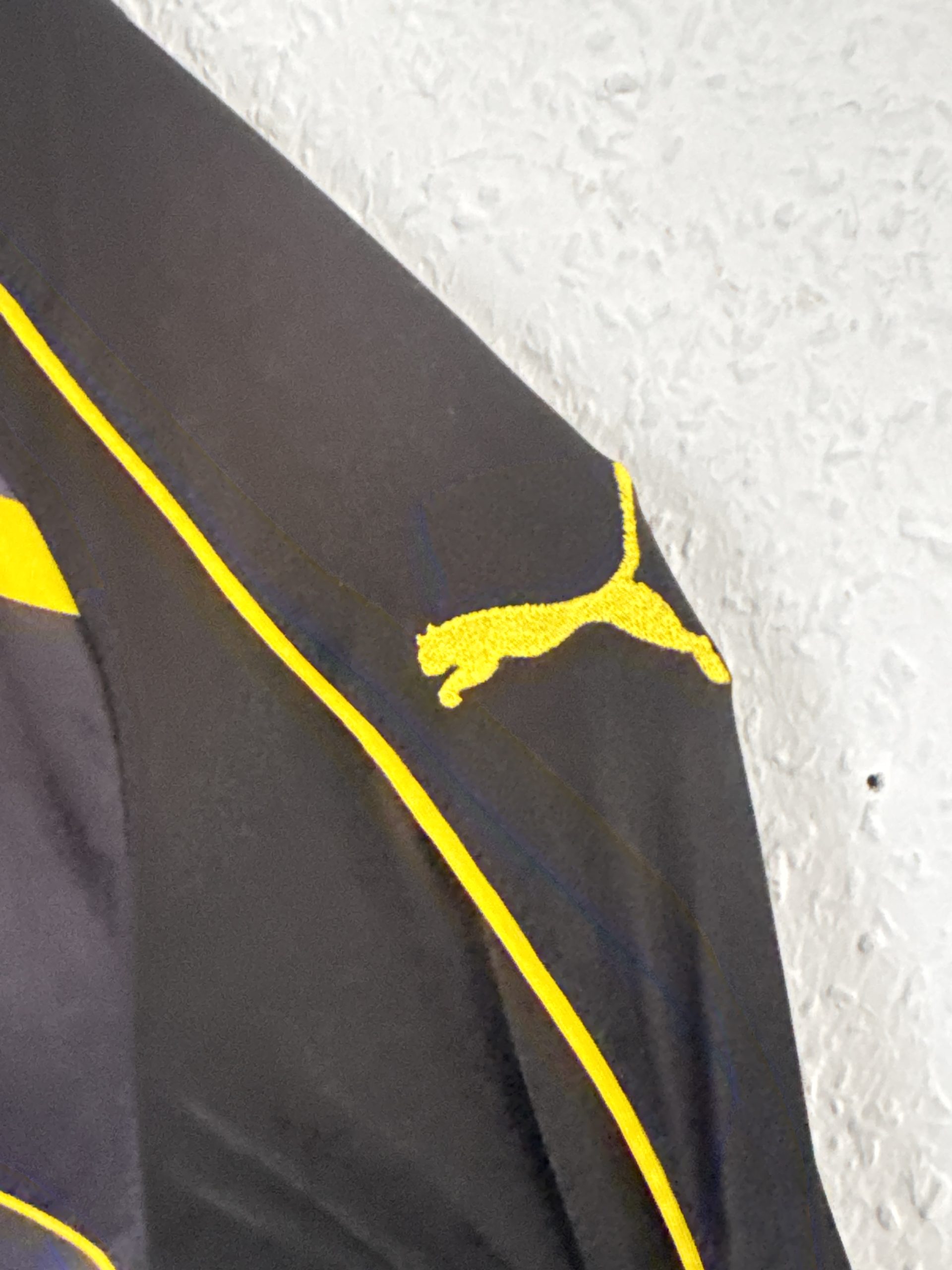 Puma Black & Yellow Borussia Dortmund Football Shirt M 1393 image 9