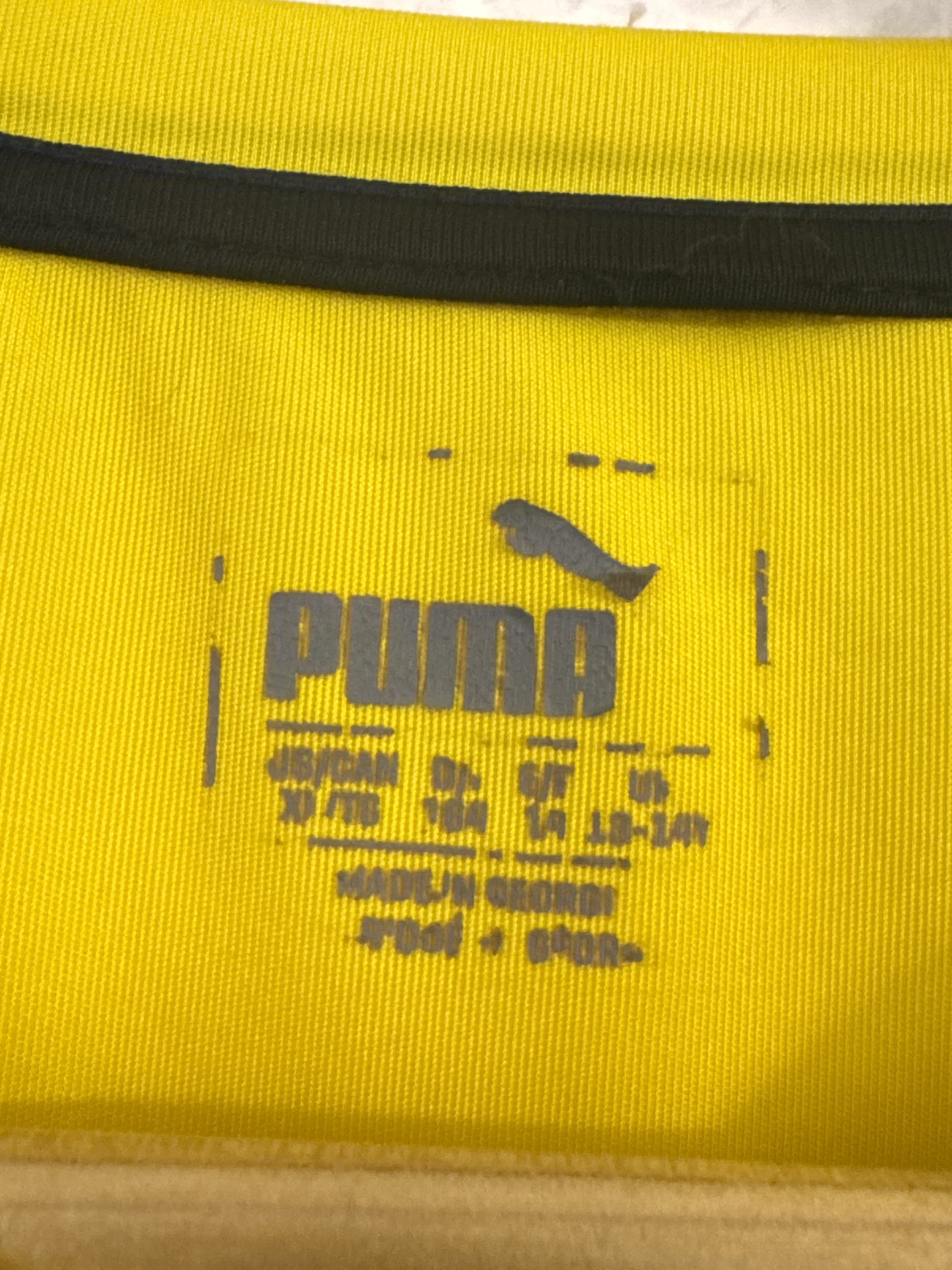 Puma Yellow & Black Borussia Dortmund Football Shirt XL 1355 image 6
