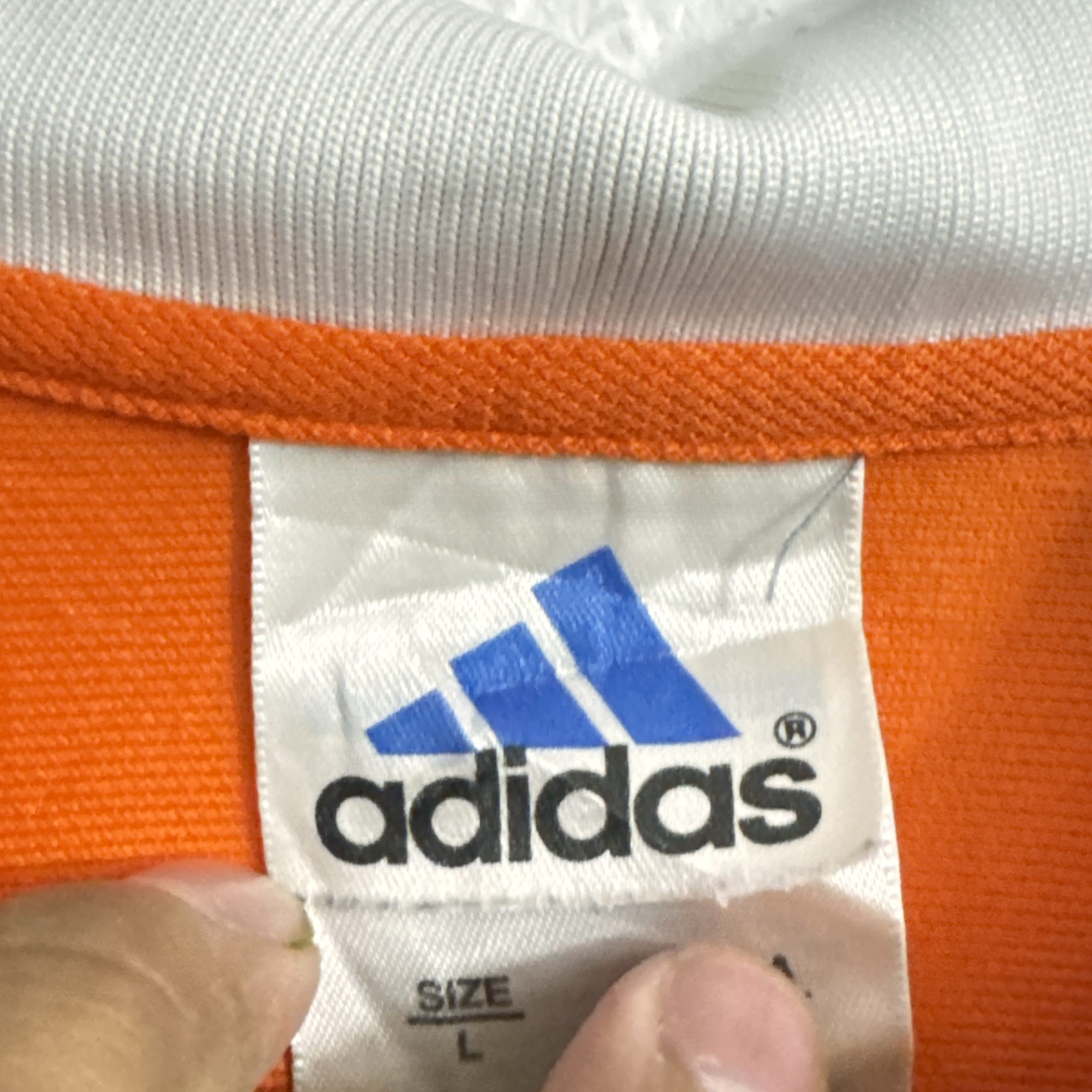 Adidas Orange & White Soccer Jersey Youth Size Medium 2790 image 6