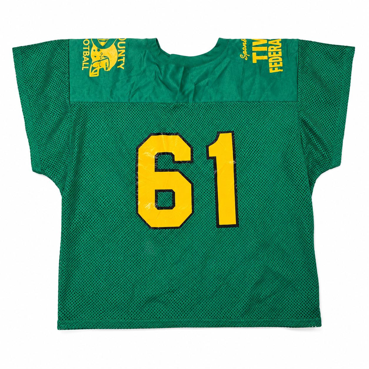 Russell Athletic Green & Yellow Packers Football Jersey M 2693