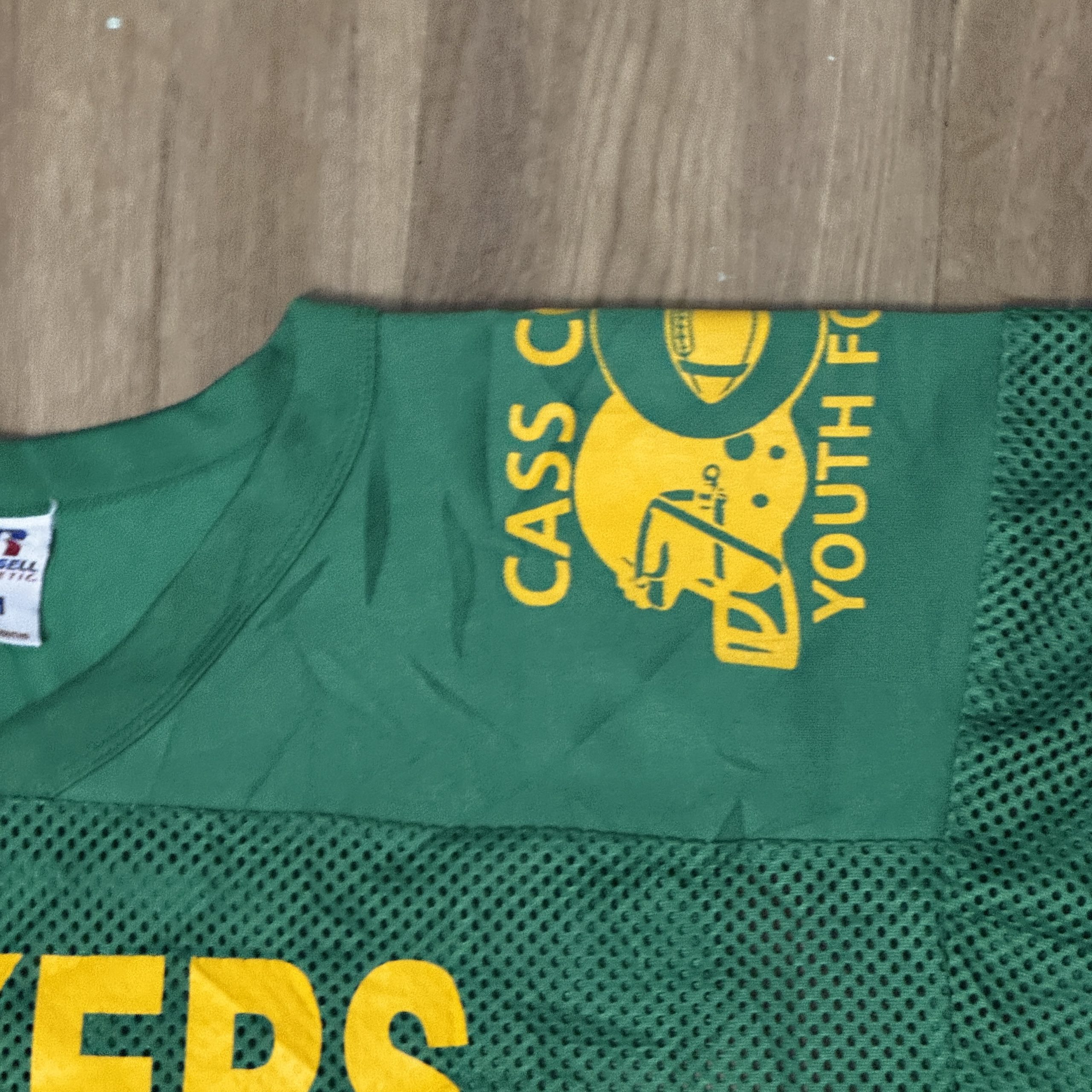 Russell Athletic Green & Yellow Packers Football Jersey M 2693 image 8