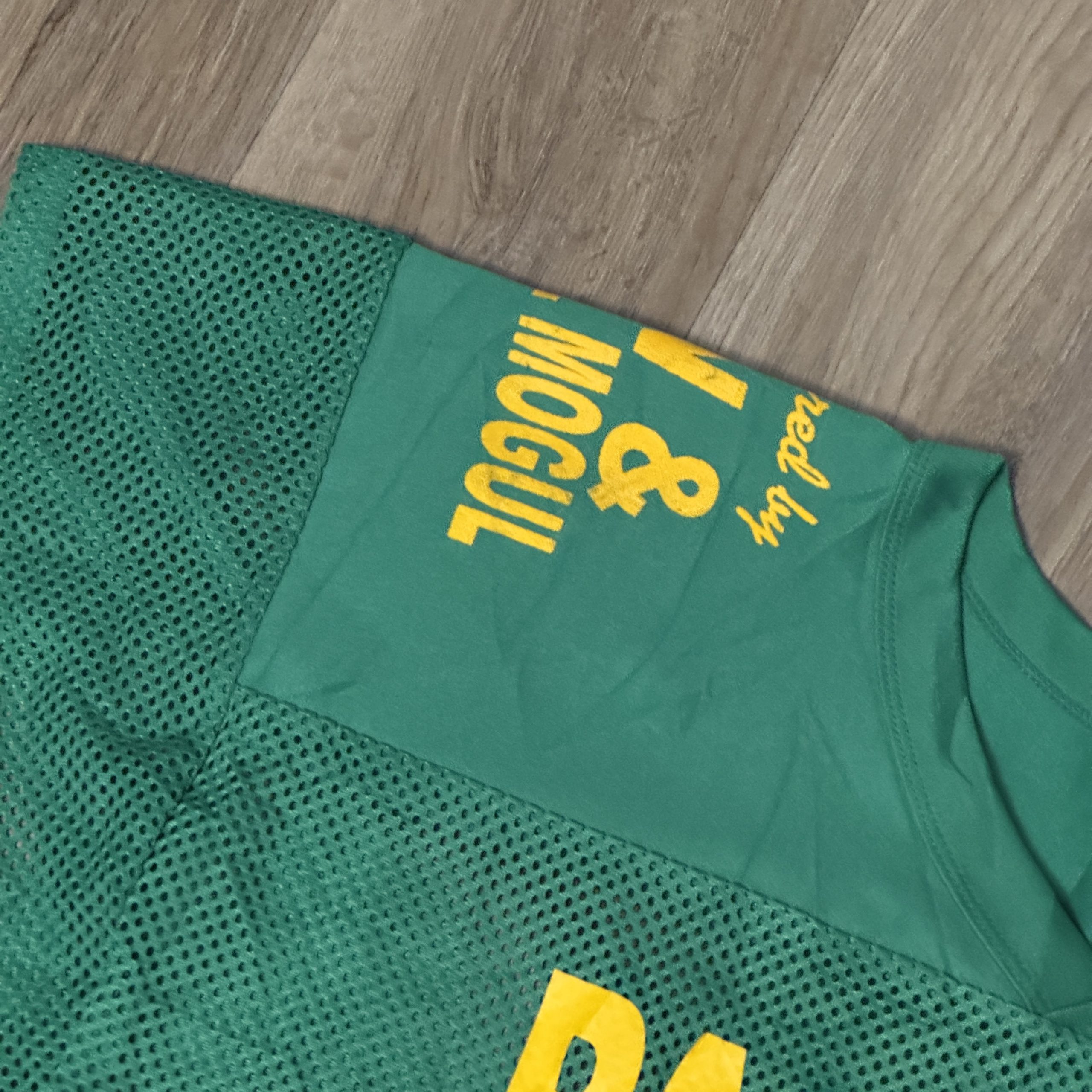 Russell Athletic Green & Yellow Packers Football Jersey M 2693 image 9