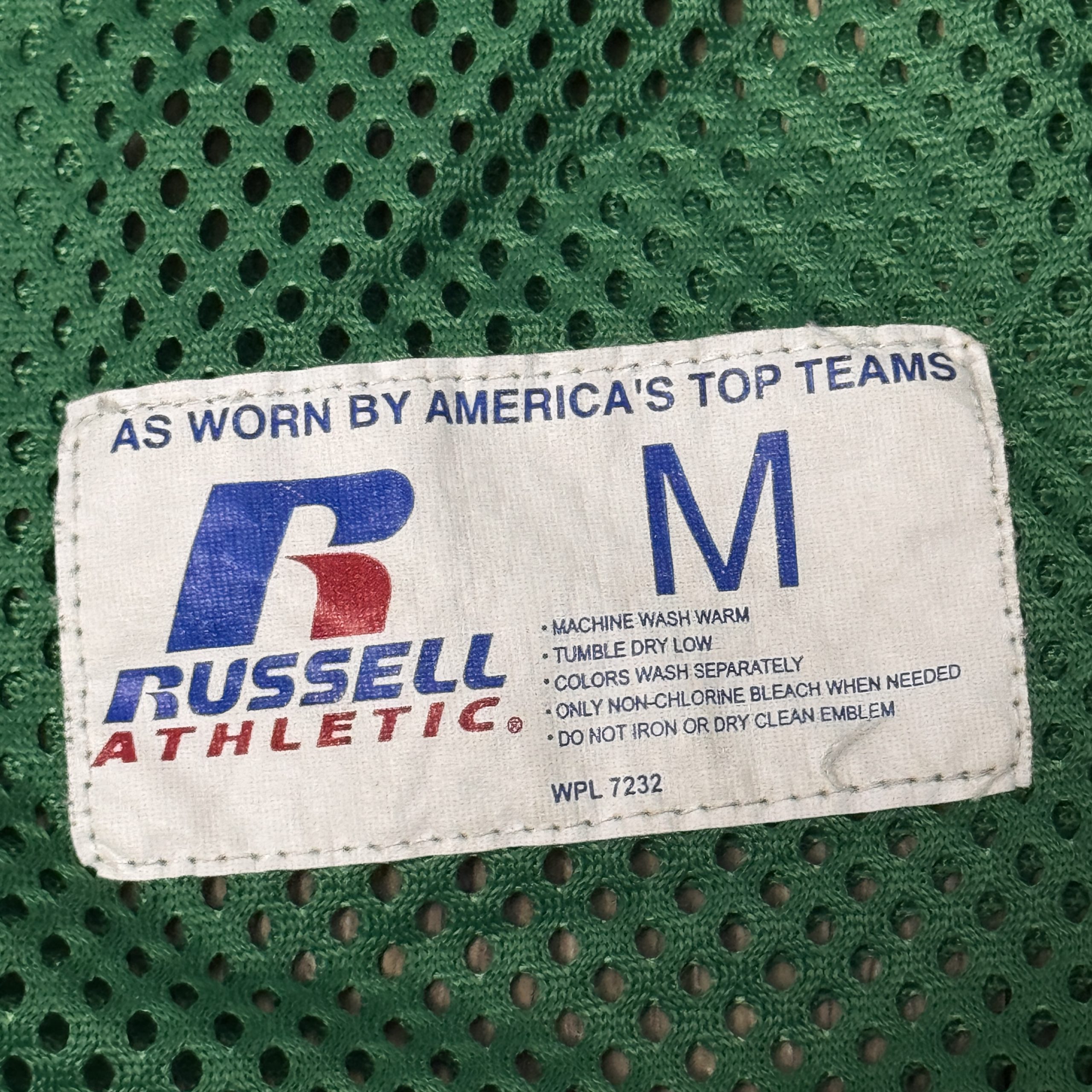 Russell Athletic Green & Yellow Packers Football Jersey M 2693 image 10
