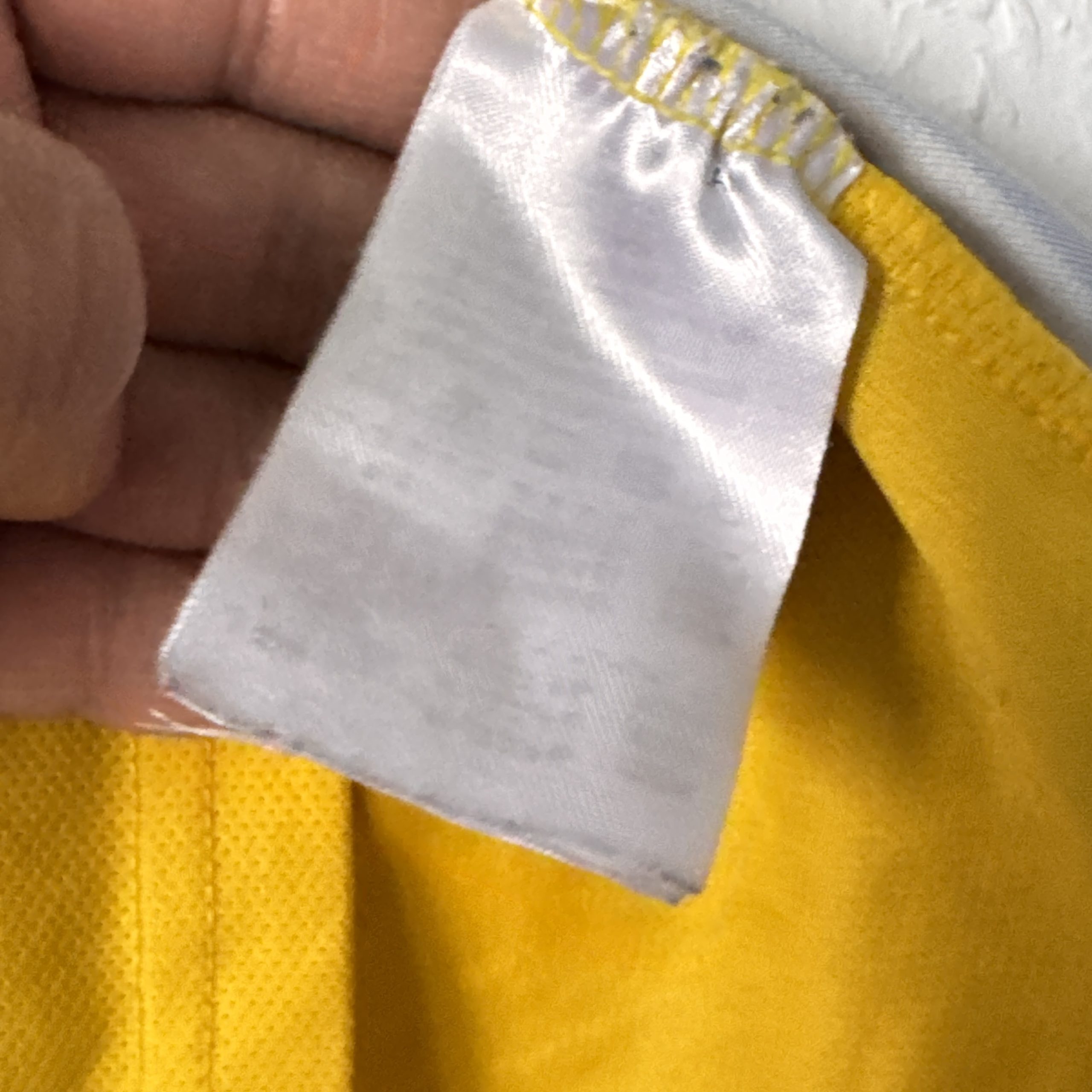 Nike Yellow FC Barcelona Football Shirt Adult M Scuffed Logo 2370 image 10