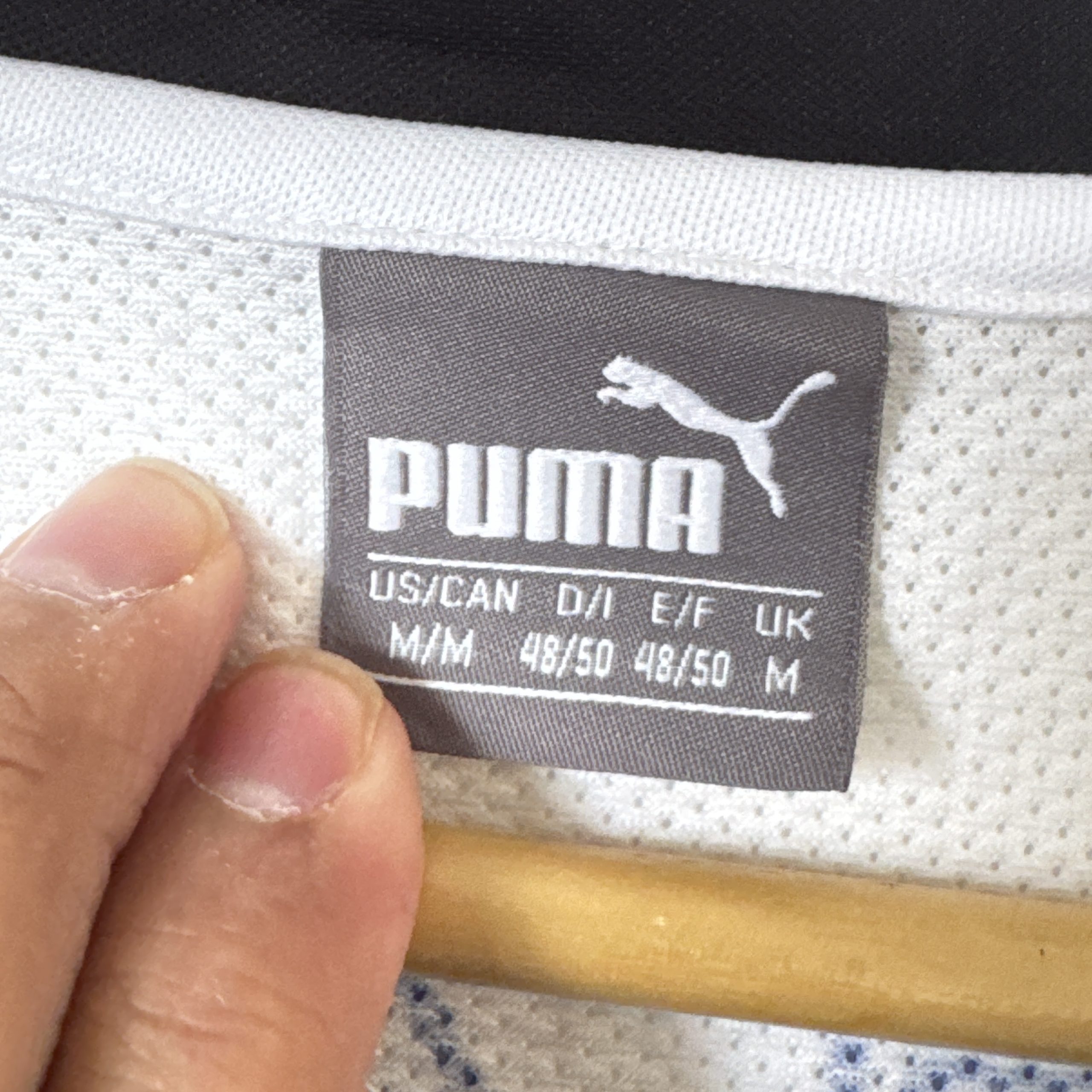 Puma Black & White Weston Bears Football Club Jersey Medium 1971 image 9